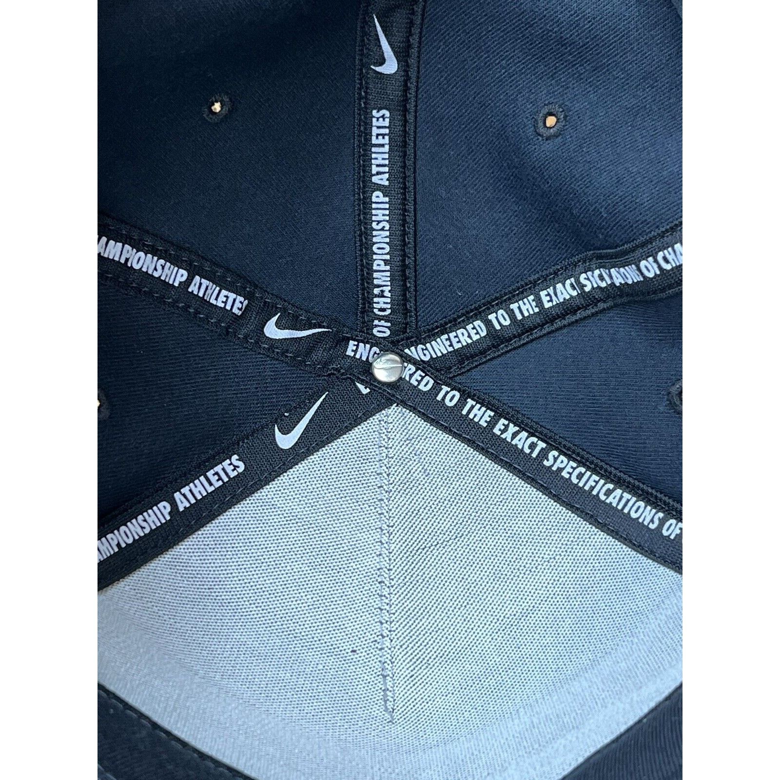 Nike Nike Advance 15 True Padded Black SnapBack Hat 805033-PNR Size ONE SIZE - 6 Thumbnail