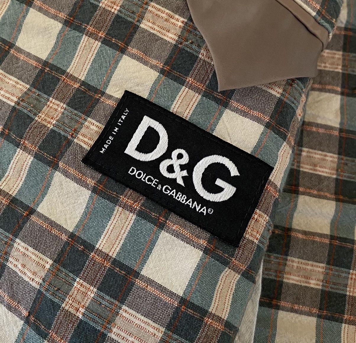 Designer Dolce & Gabbana Light Blazer x Luxury Size 36S - 7 Thumbnail