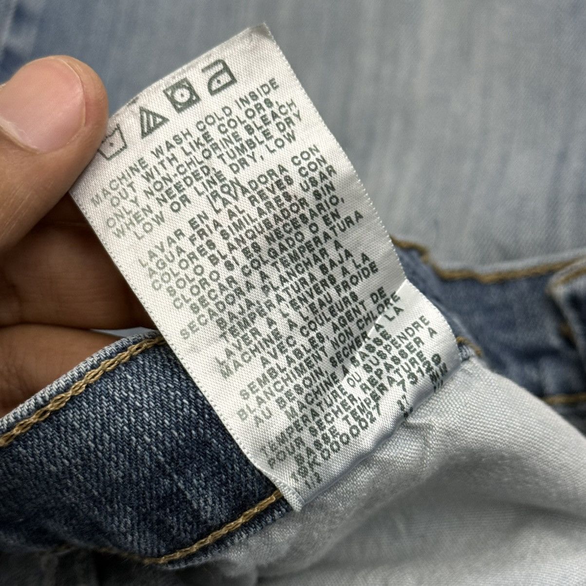 Wrangler Wrangler Authentic Distressed Repair Denim Pants Size US 38 / EU 54 - 17 Thumbnail