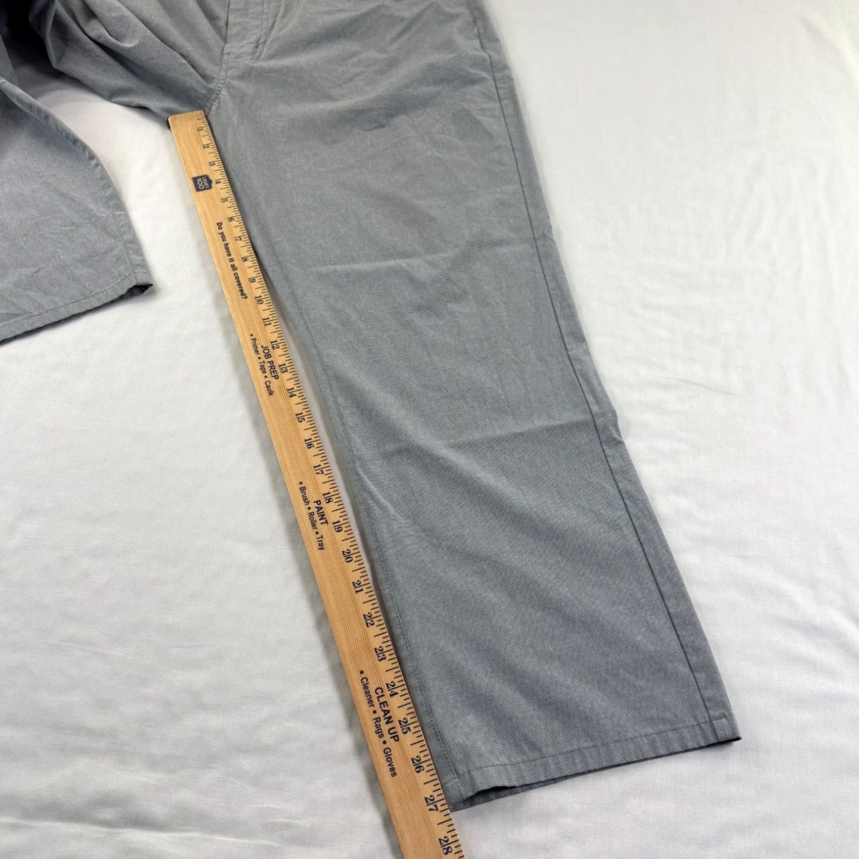 TravisMathew VINTAGE Travis Mathew Pants Mens 36x27 Gray Chino Golf Performance Tech Stretch Size US 36 / EU 52 - 6 Thumbnail