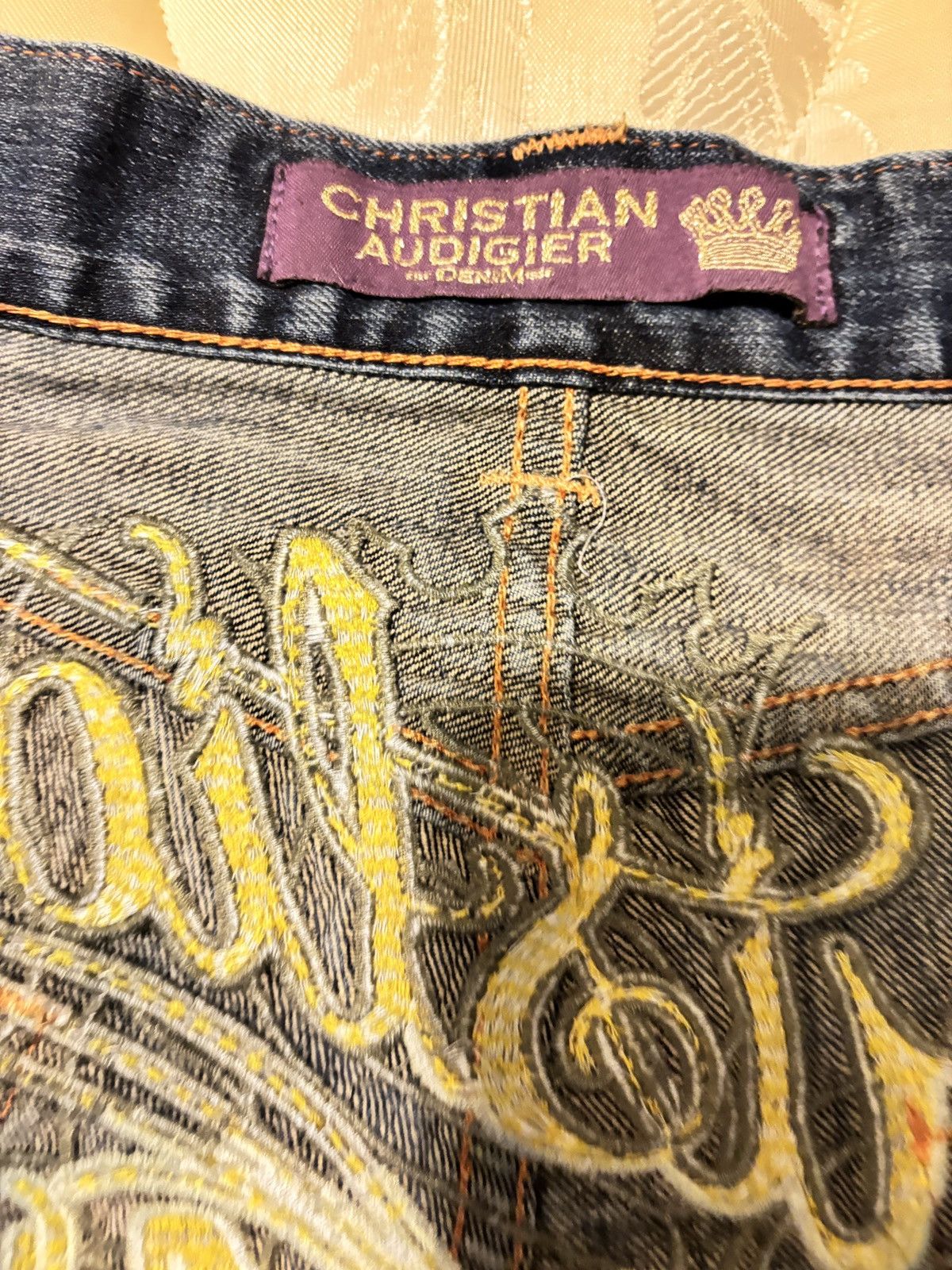 Christian Audigier × Ed Hardy × Vintage Panther denim Size US 42 / EU 58 - 11 Thumbnail