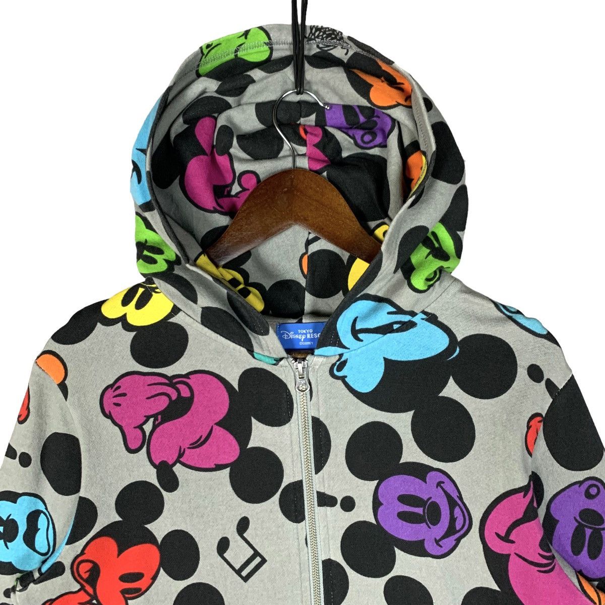 Cartoon Network Disney Tokyo Resort Mickey Multicolor Full Print Zip Hoodie Size US M / EU 48-50 / 2 - 2 Thumbnail