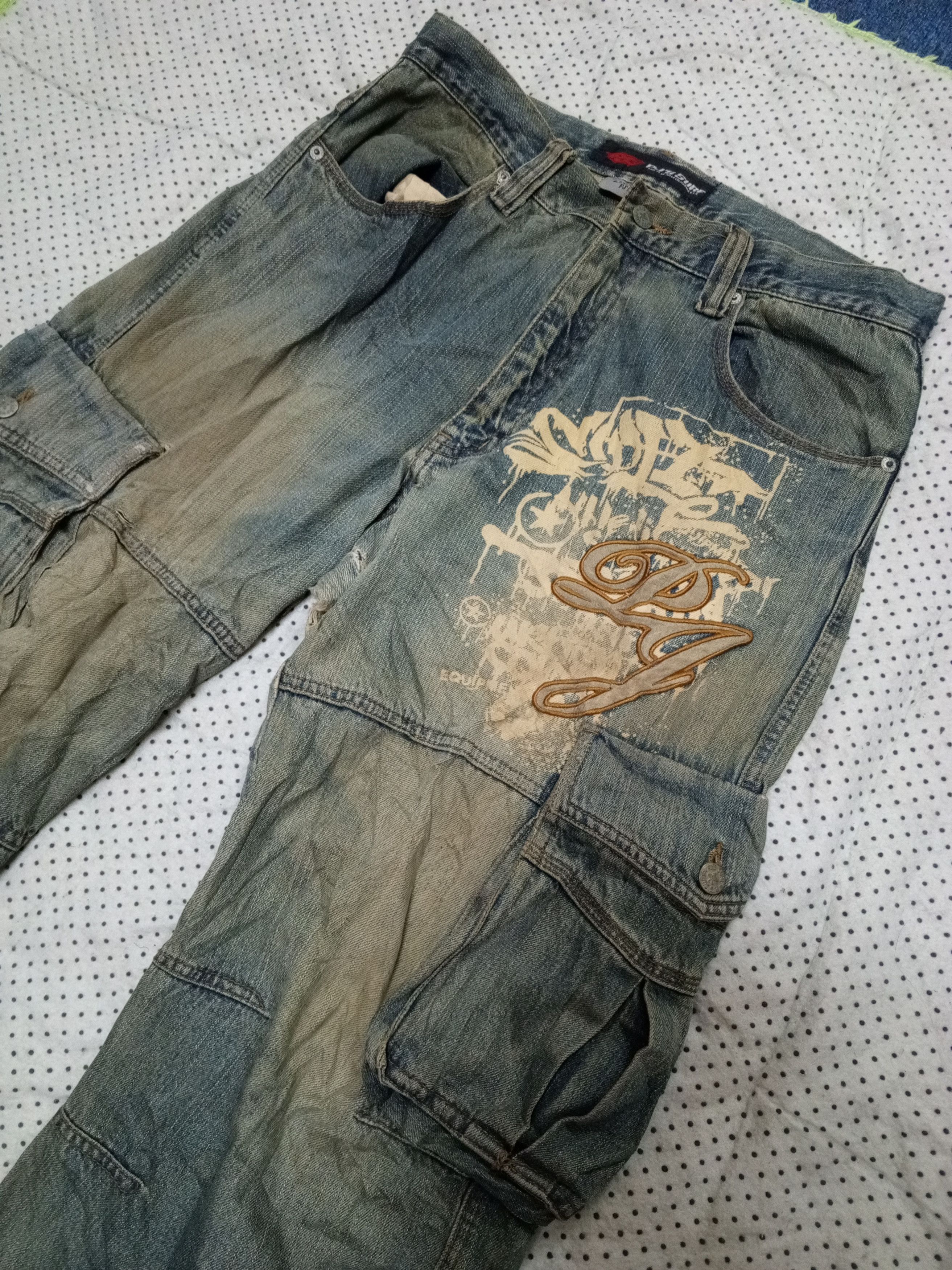 Other PJS SURF CARGO DENIM JEANS VANTAGE RARE Size US 34 / EU 50 - 6 Thumbnail