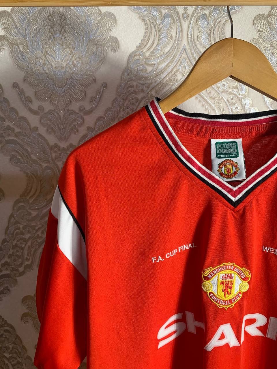 Vintage VINTAGE MANCHESTER UNITED ENGLAND RETRO SOCCER JERSEY 90s Size US XL / EU 56 / 4 - 4 Thumbnail