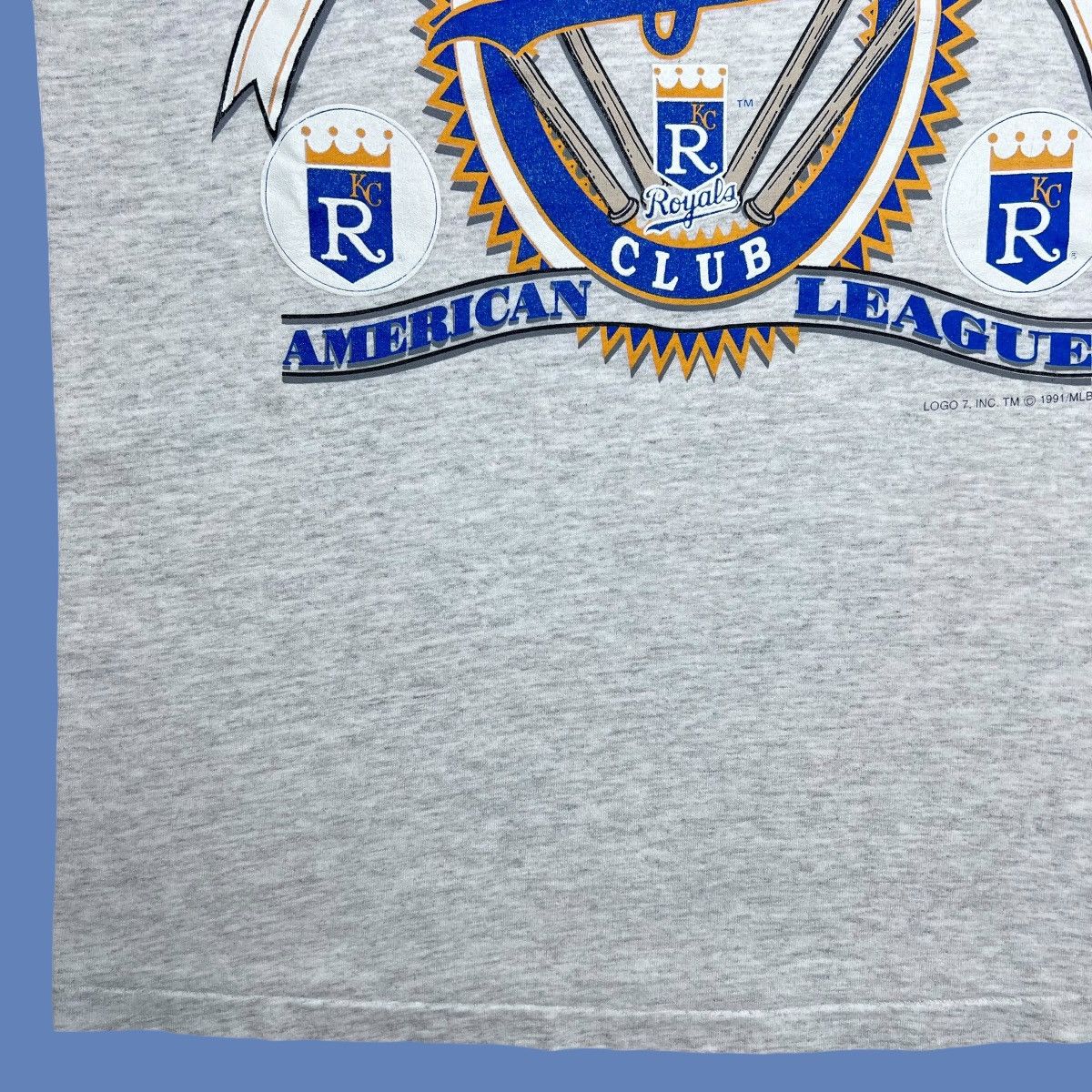 MLB × Vintage 1991 MLB Kansas City Royals American League Baseball Tee Size US L / EU 52-54 / 3 - 7 Thumbnail