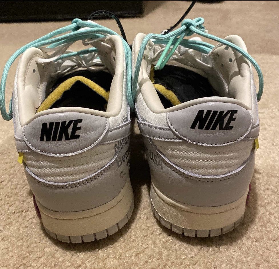 Nike × Off-White Off White x Nike Dunk Lot 4 size 11.5 Size US 11.5 / EU 44-45 - 4 Thumbnail