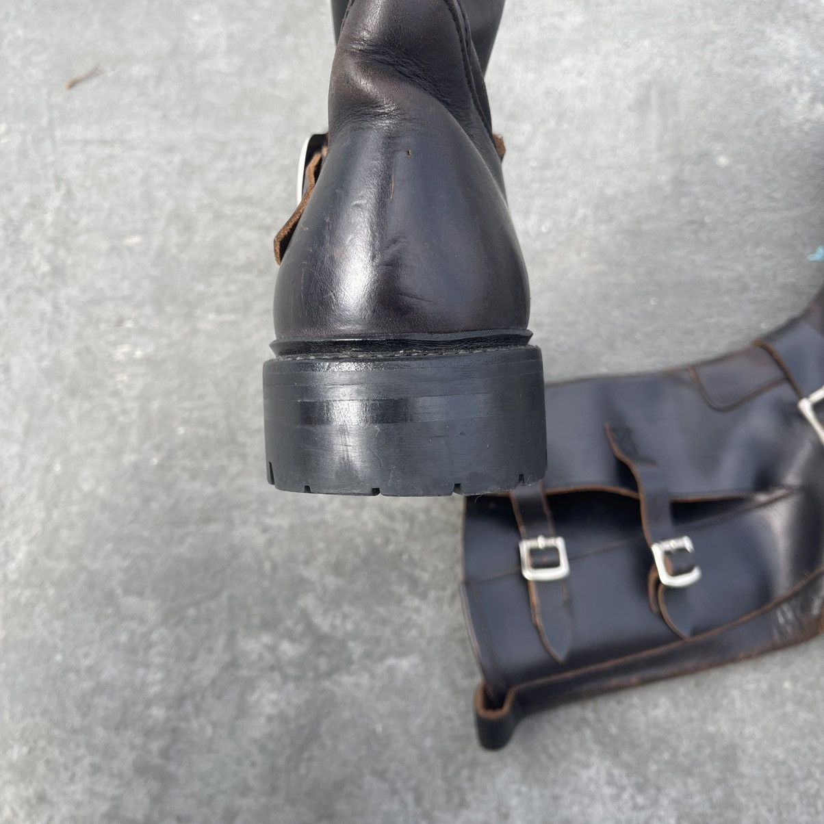 Y's Yohji Yamamoto Y’s Red Label Engineer Belted Buckle Boots Size US 8 / EU 41 - 8 Thumbnail