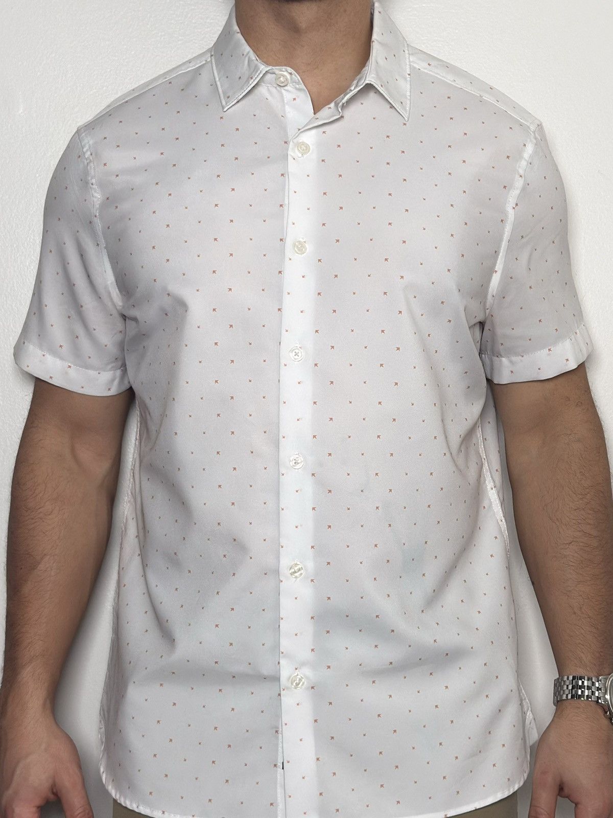 Perry Ellis Perry Ellis Short Sleeve Button Up Size US M / EU 48-50 / 2 - 3 Thumbnail