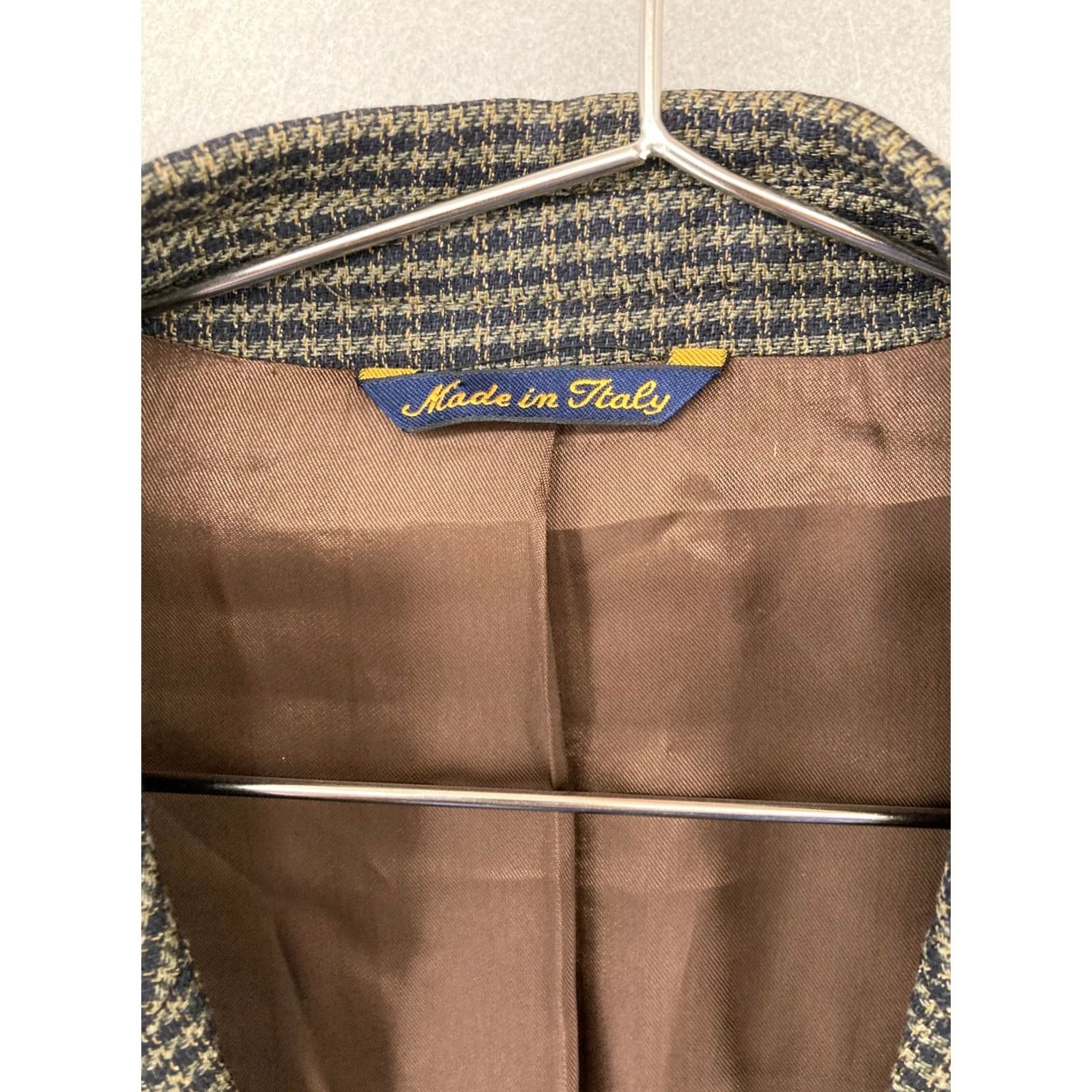 Vintage VINTAGE Roberto Villini Blazer Mens 42 Houndstooth Check 2 Piece Italian Wool Jacket Notch Lapel Two-Button Mens Black? Size 42R - 6 Thumbnail