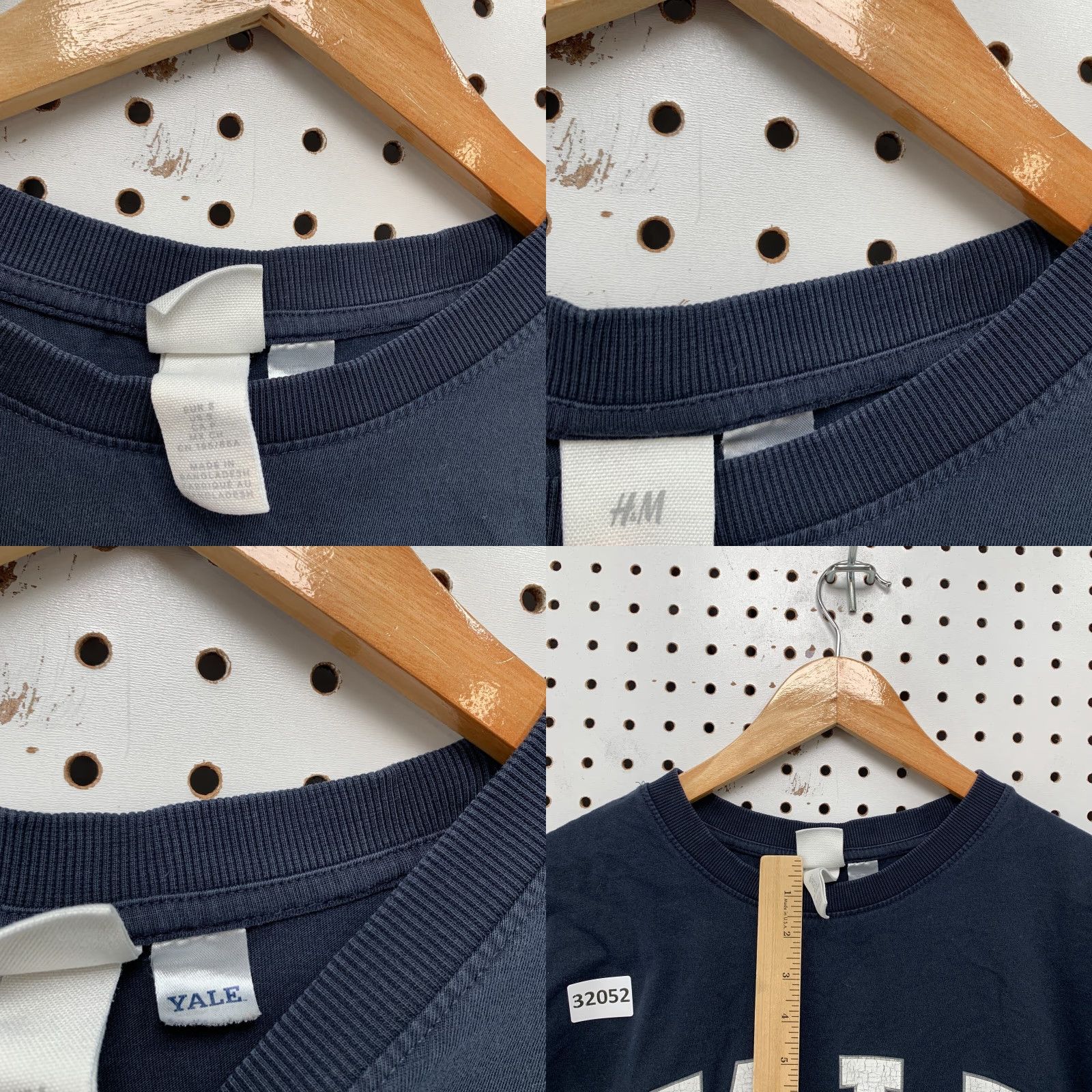 H&M VINTAGE Yale University Shirt Blue Mens Medium Crew Neck Short Sleeve Distressed 90s University Mens Shirt Blue Medium Yale University H&M Size US M / EU 48-50 / 2 - 8 Thumbnail
