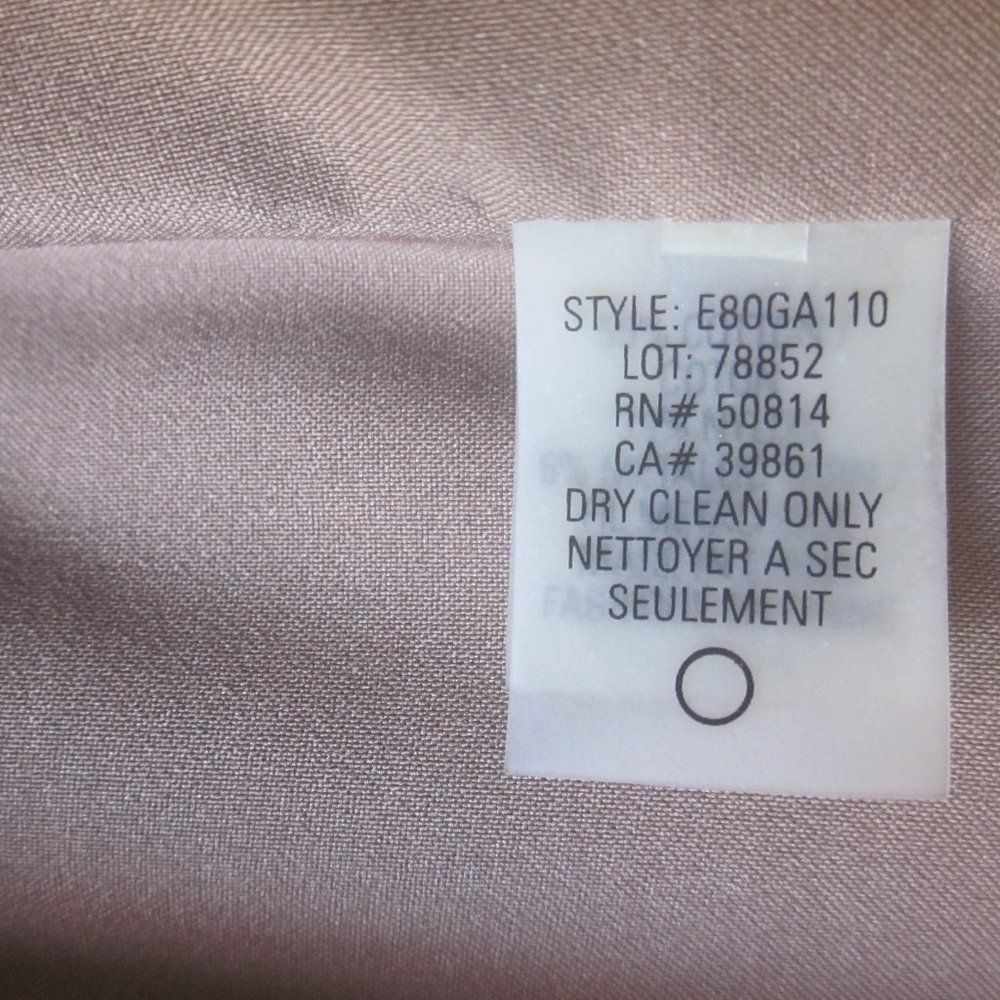 Elie Tahari Elie Tahari Womens Size M Khaki Zip Front Trench Style Stowa Size M / US 6-8 / IT 42-44 - 7 Thumbnail