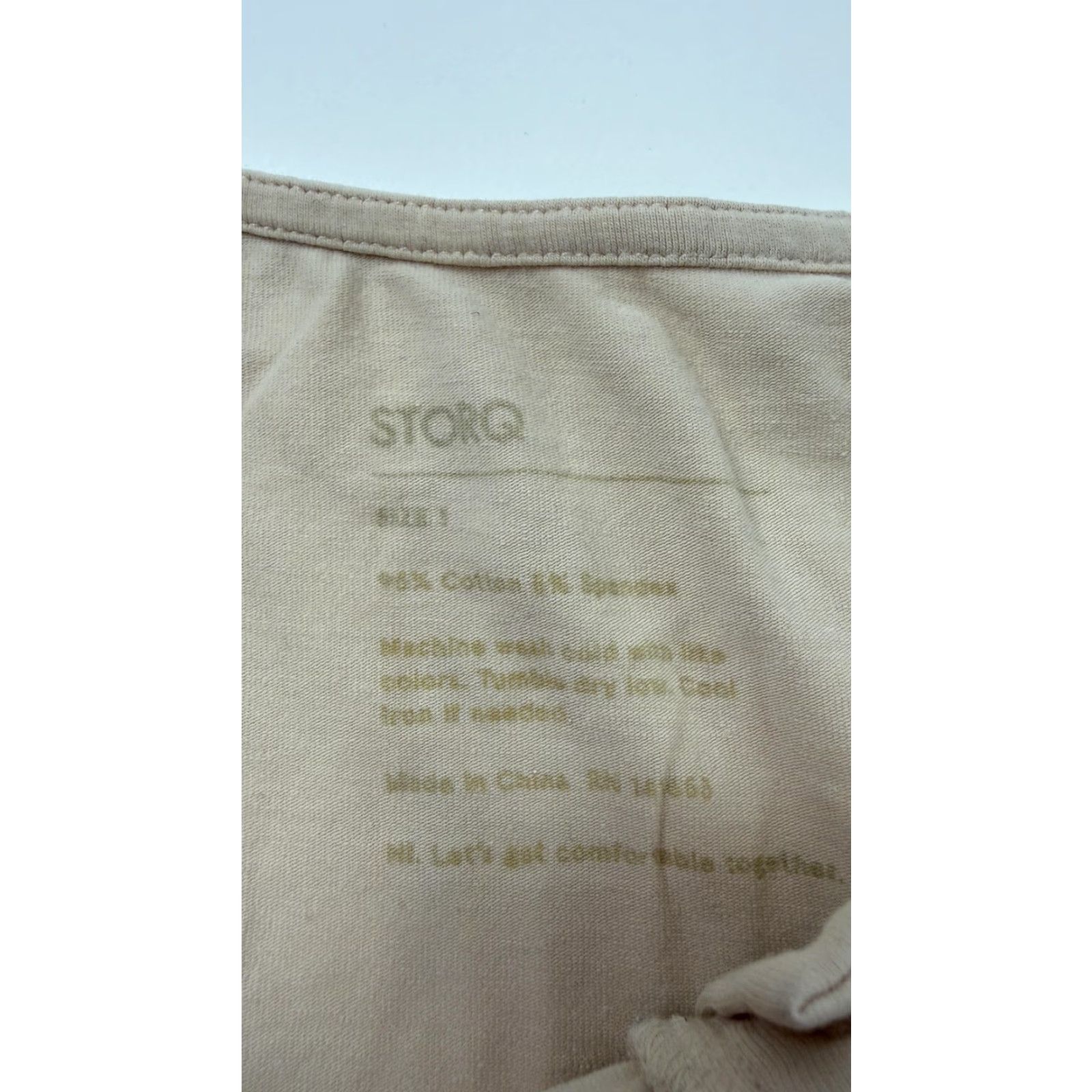 Vintage Storq Tank Top Womens Maternity Beige Camisole Henley Strap Sleeveless Jersey 1 Lightweight Stretch Button Casual Summer Clothing Womens Size XS / US 0-2 / IT 36-38 - 2 Thumbnail