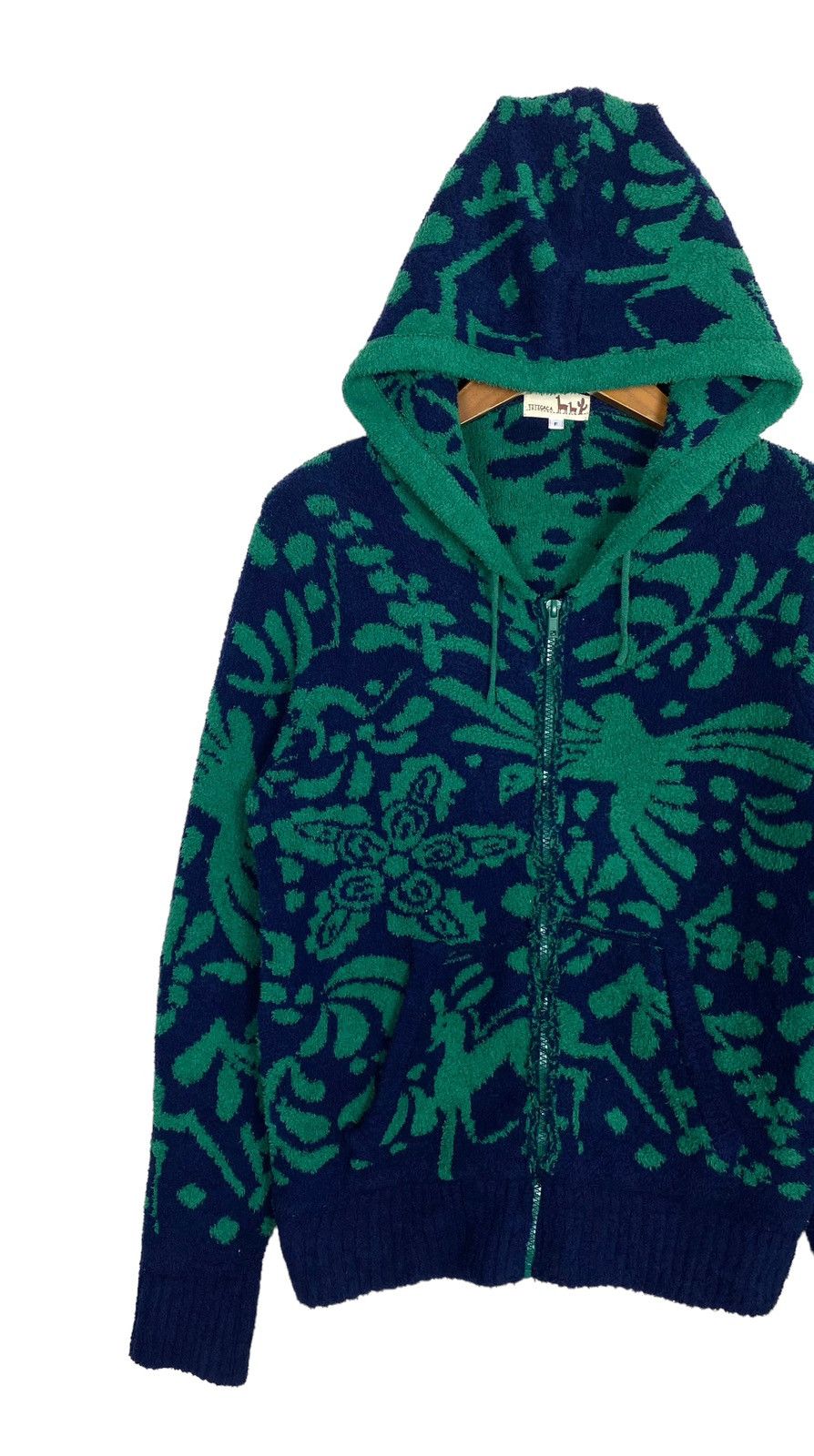 Japanese Brand Rare‼️ Titicaca Full Print Fleece Hoodie Size M / US 6-8 / IT 42-44 - 2 Thumbnail