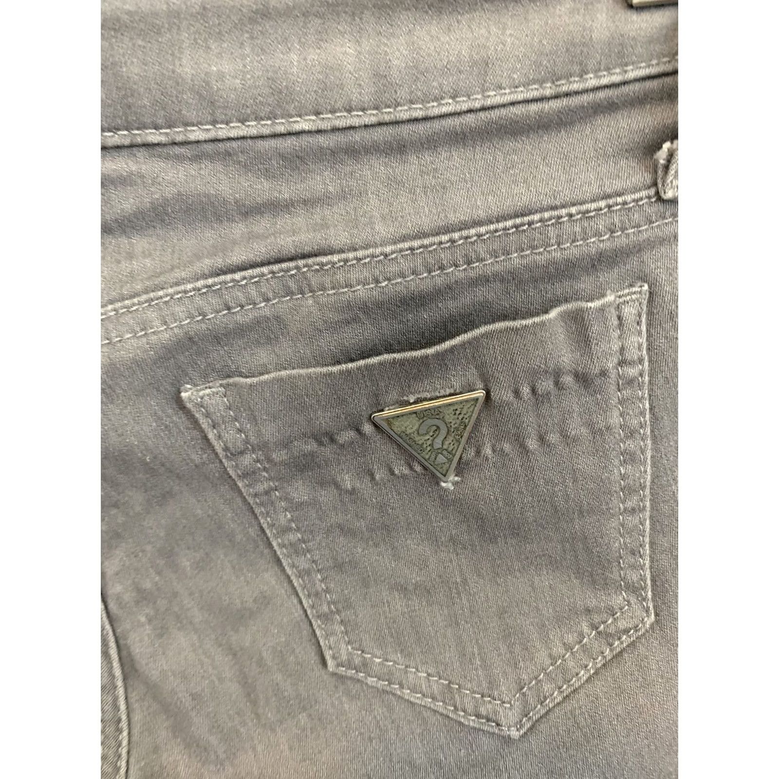 Guess GUESS Premium Power Skinny Gray Wash Denim Jeans Women's 25 Jeans Gray Skinny 25 Womens Gu ess Premium Power Skinny Gray Wash Denim Jeans 25 Size 42" / US 20 - 4 Thumbnail