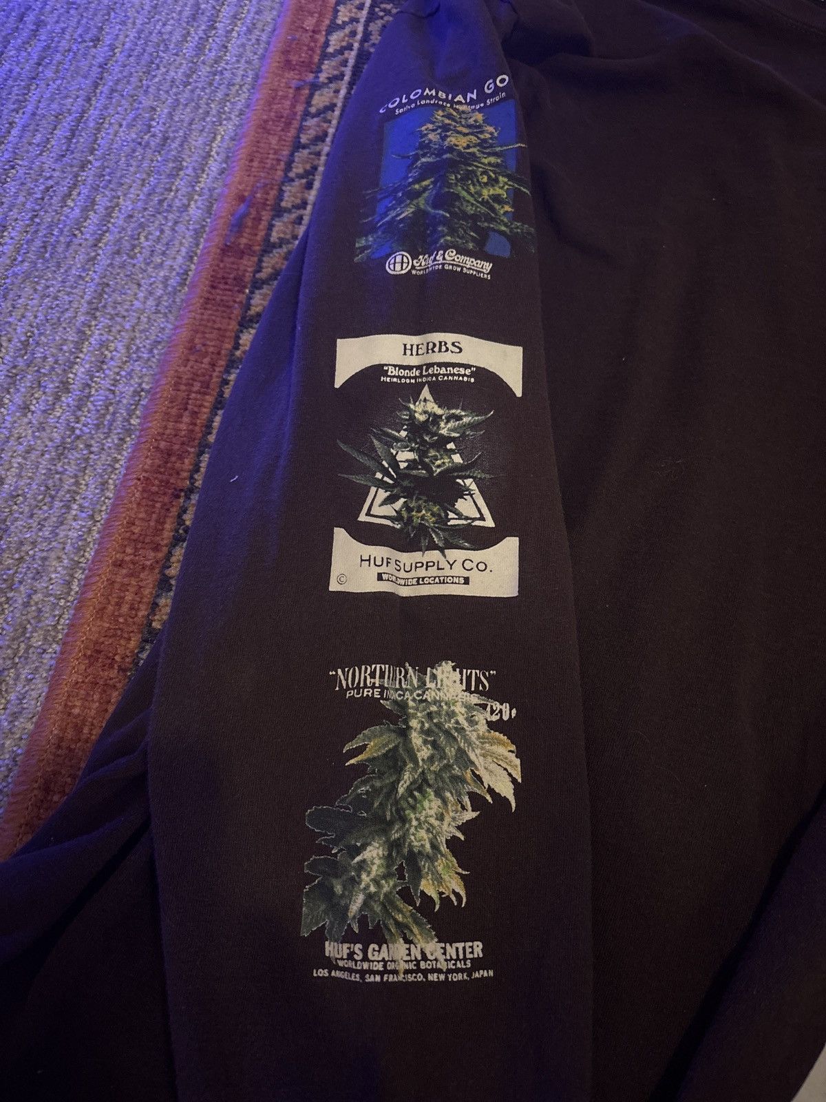 Huf HUF FourTwenty Longsleeve Size US L / EU 52-54 / 3 - 2 Thumbnail