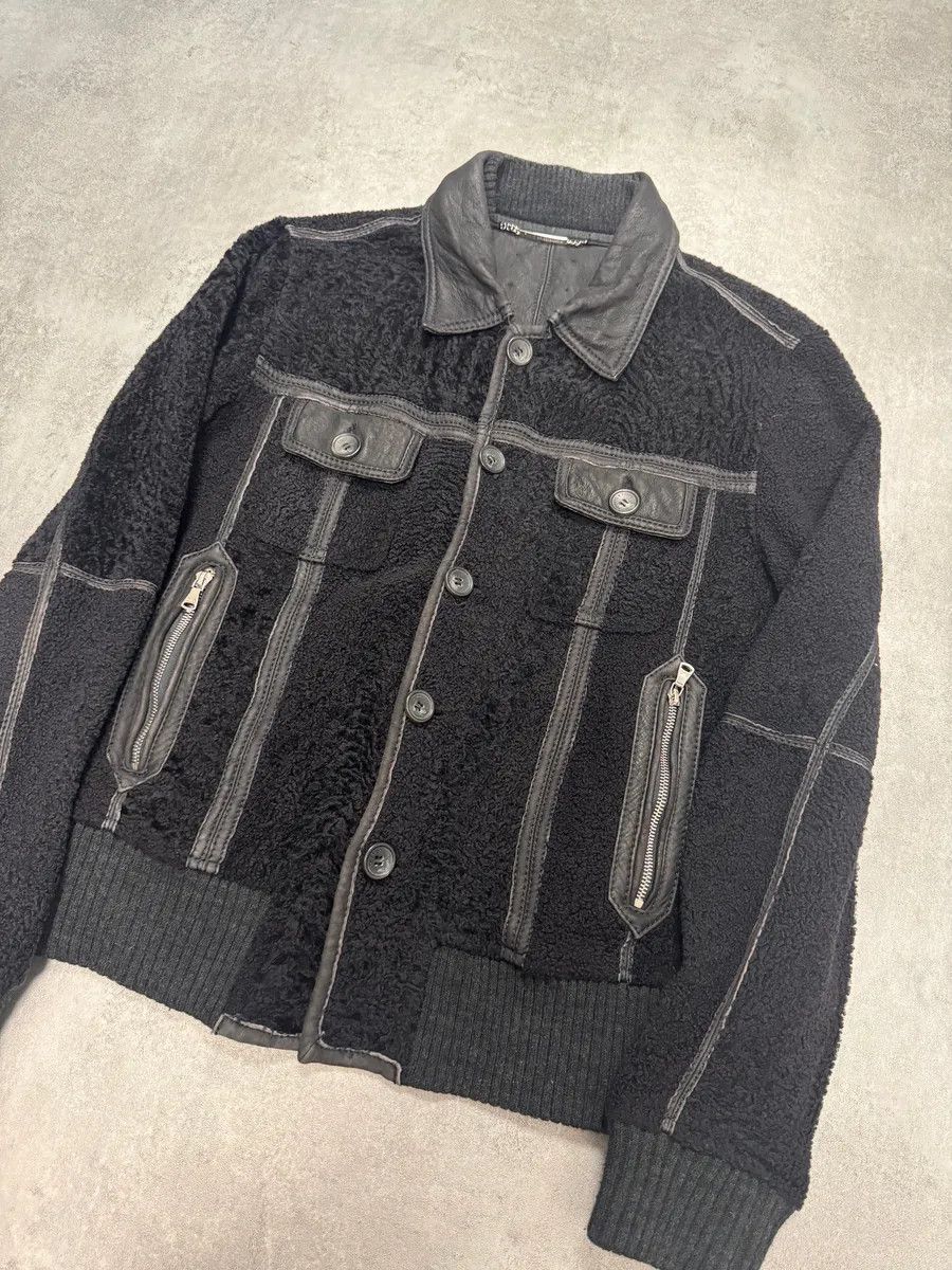 Dolce & Gabbana × Vintage 2000s Dolce & Gabbana Lamb Leather Jacket Size US S / EU 44-46 / 1 - 2 Thumbnail