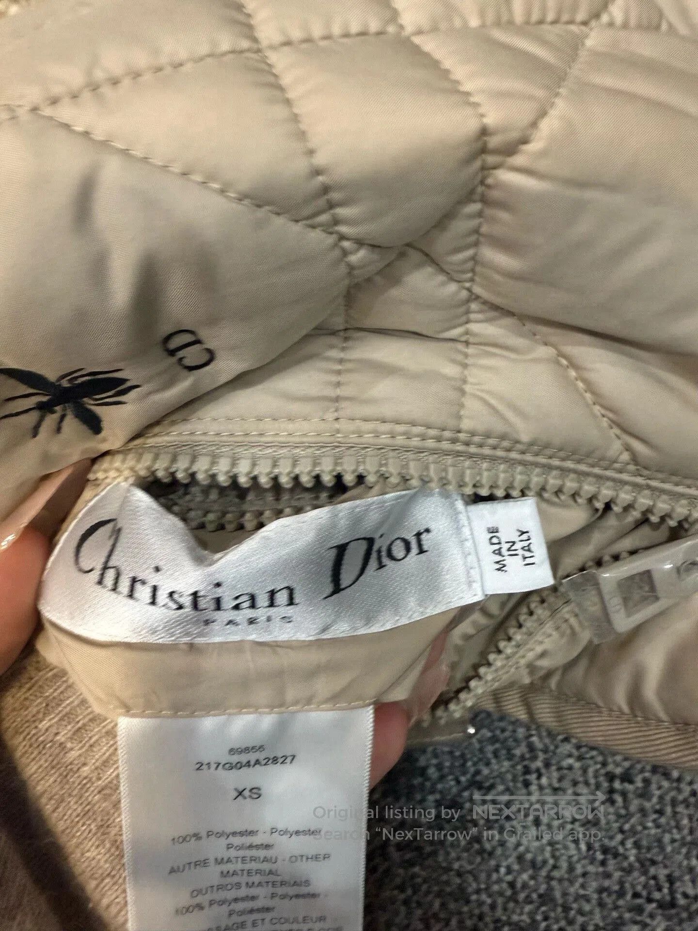 Dior Dior Beige Sleeveless Vest XS. Size XS / US 0-2 / IT 36-38 - 3 Thumbnail