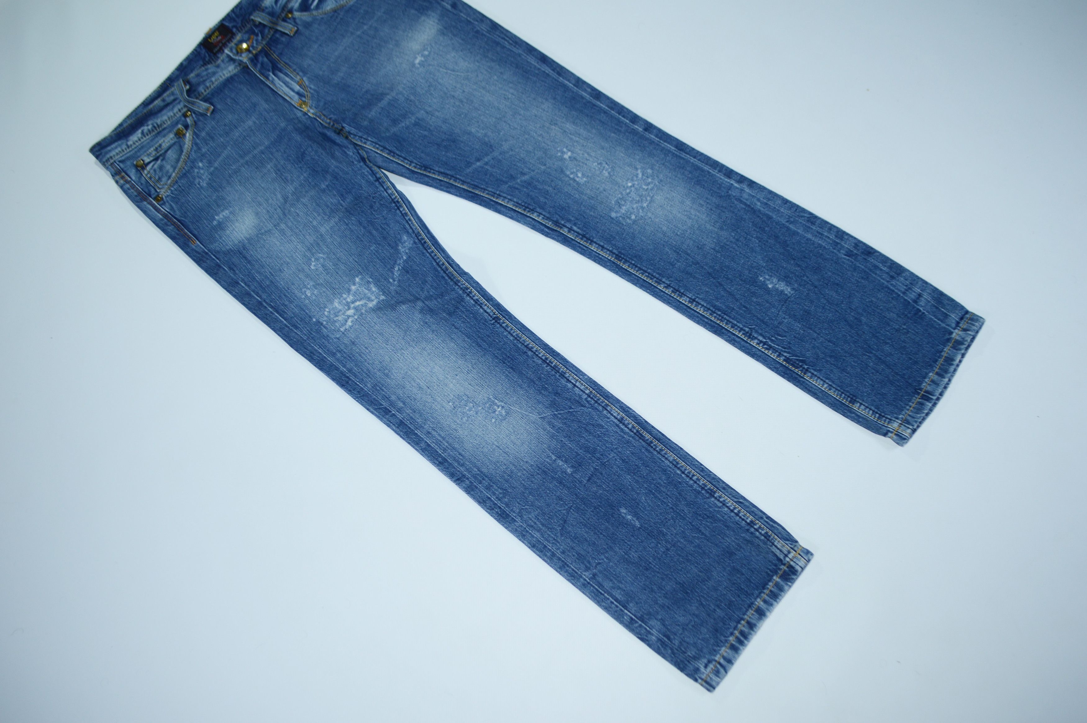Lee Vintage Lee 101Z Regular Fit Blue Denim Jeans Size W32 L31 Size 32" / US 10 / IT 46 - 5 Thumbnail