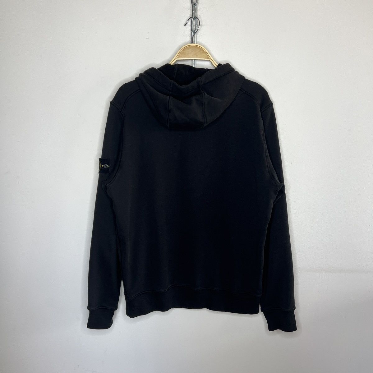 Stone Island Stone Island Hoodie Sweatshirt Hooded Black Patch Logo Size US L / EU 52-54 / 3 - 8 Thumbnail