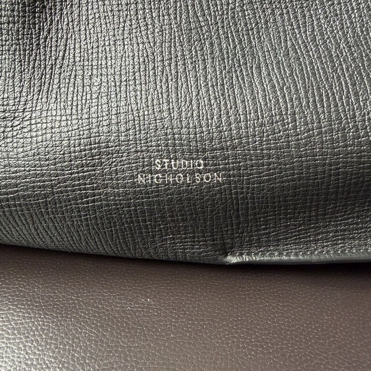 Studio Nicholson Studio Nicholson - Black Doublet Leather Tote Size ONE SIZE - 5 Thumbnail