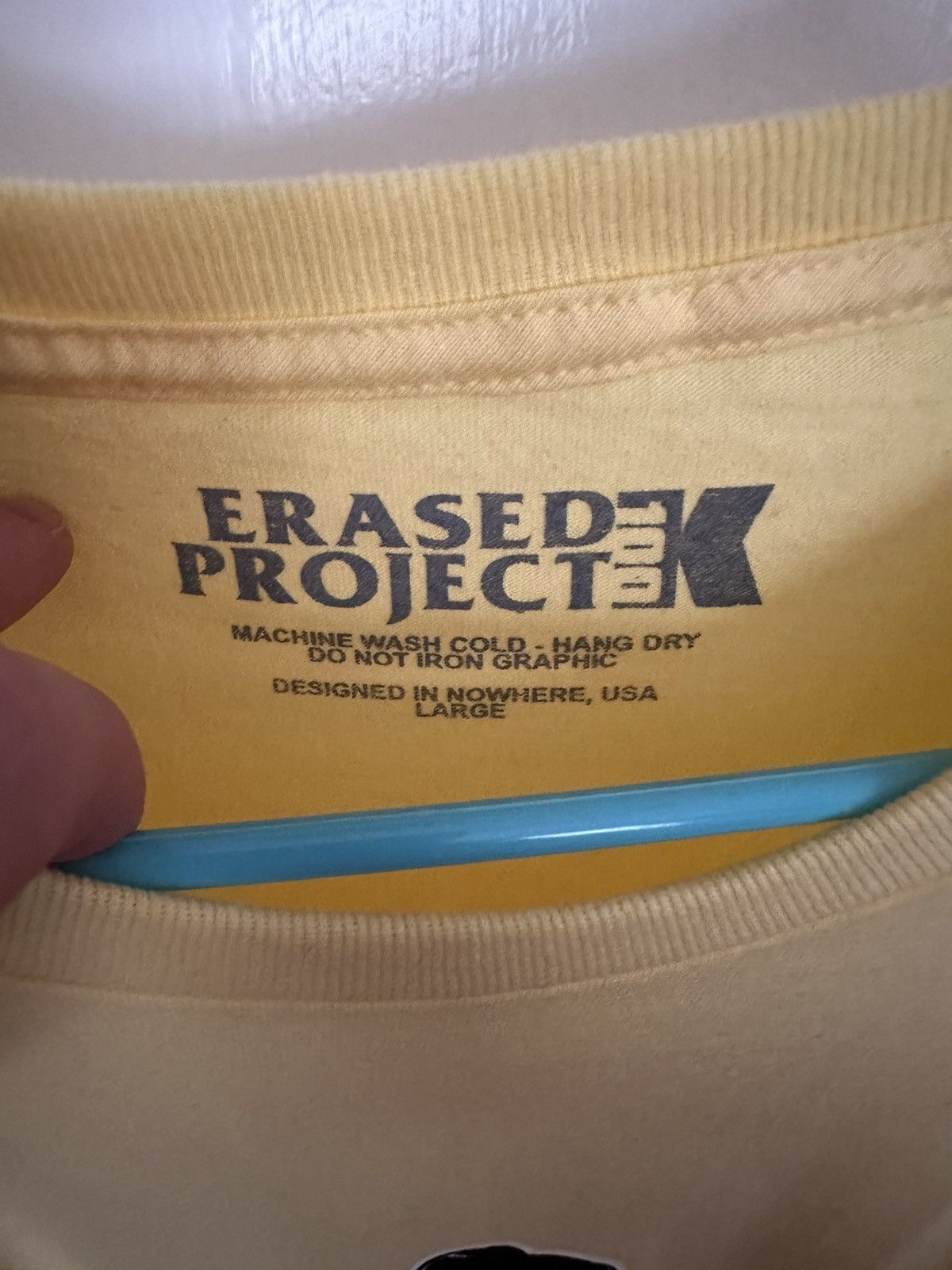Erased Project Erased Projevct - 100k Special T-Shirt - Yellow - Large Size US L / EU 52-54 / 3 - 2 Thumbnail
