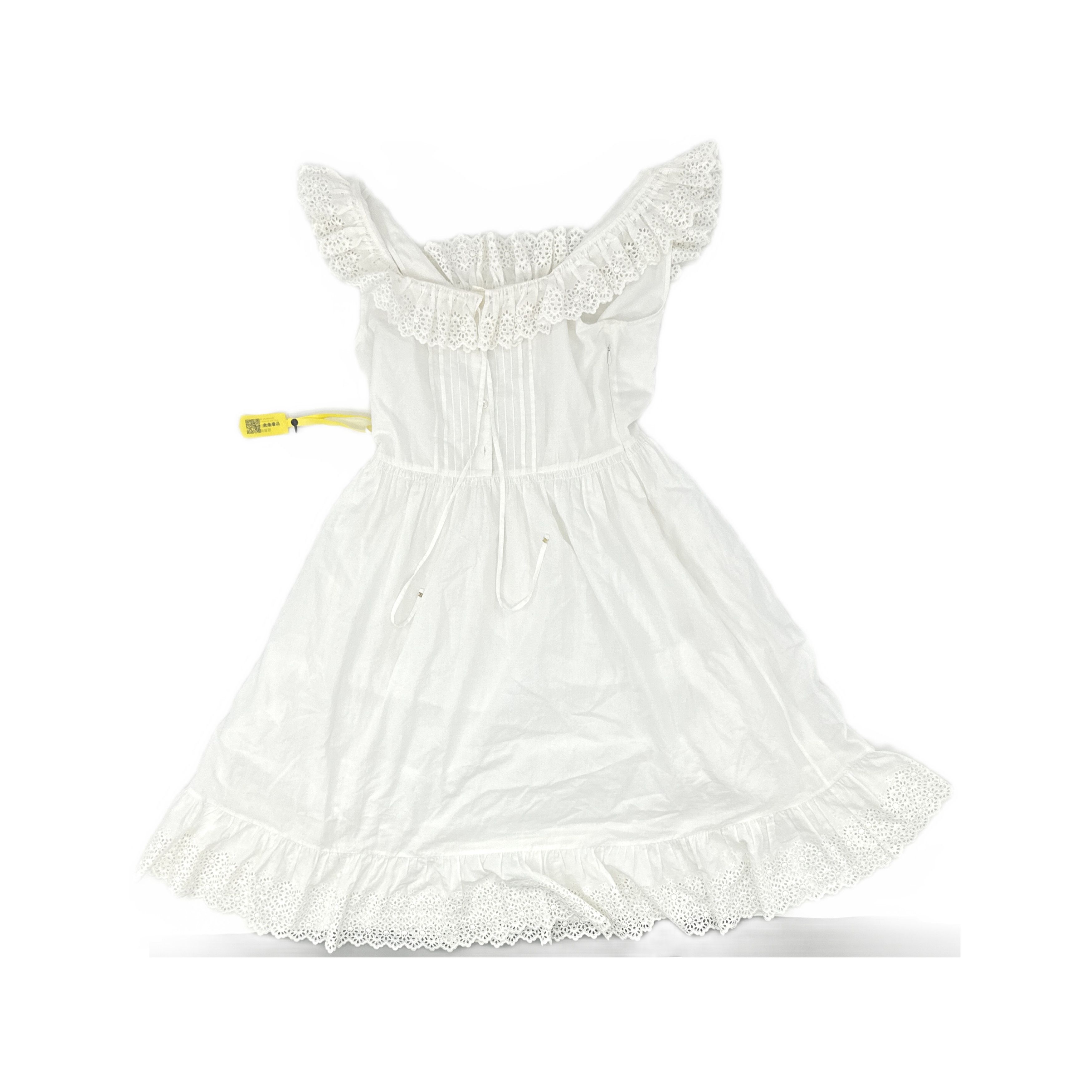 Celine Celine Embroidered White Midi Dress Size 40 Size M / US 6-8 / IT 42-44 - 1 Thumbnail