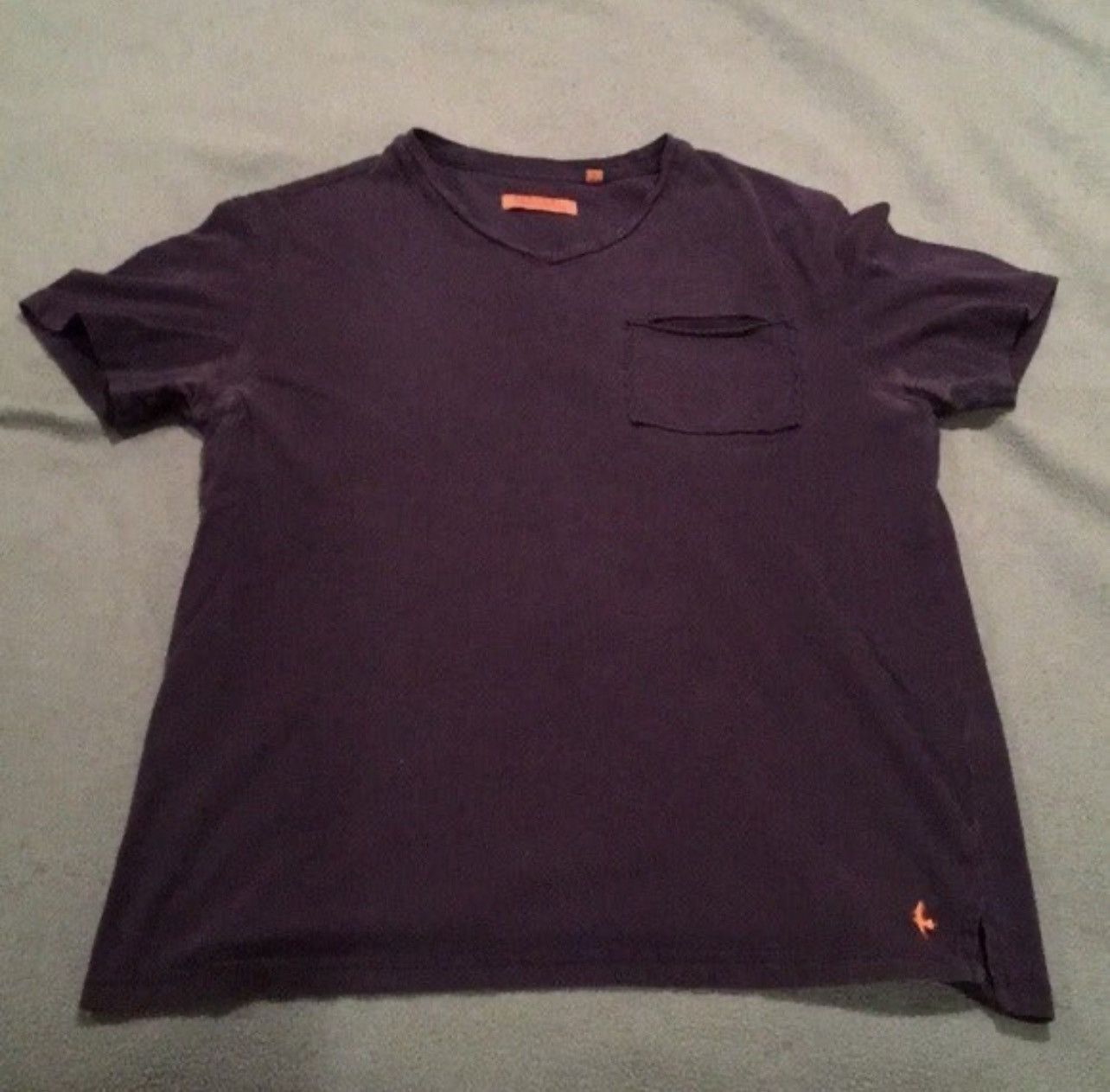 Robert Comstock Vertical By Robert Comstock Blue V Neck Shirt With Pocket Size US S / EU 44-46 / 1 - 2 Thumbnail