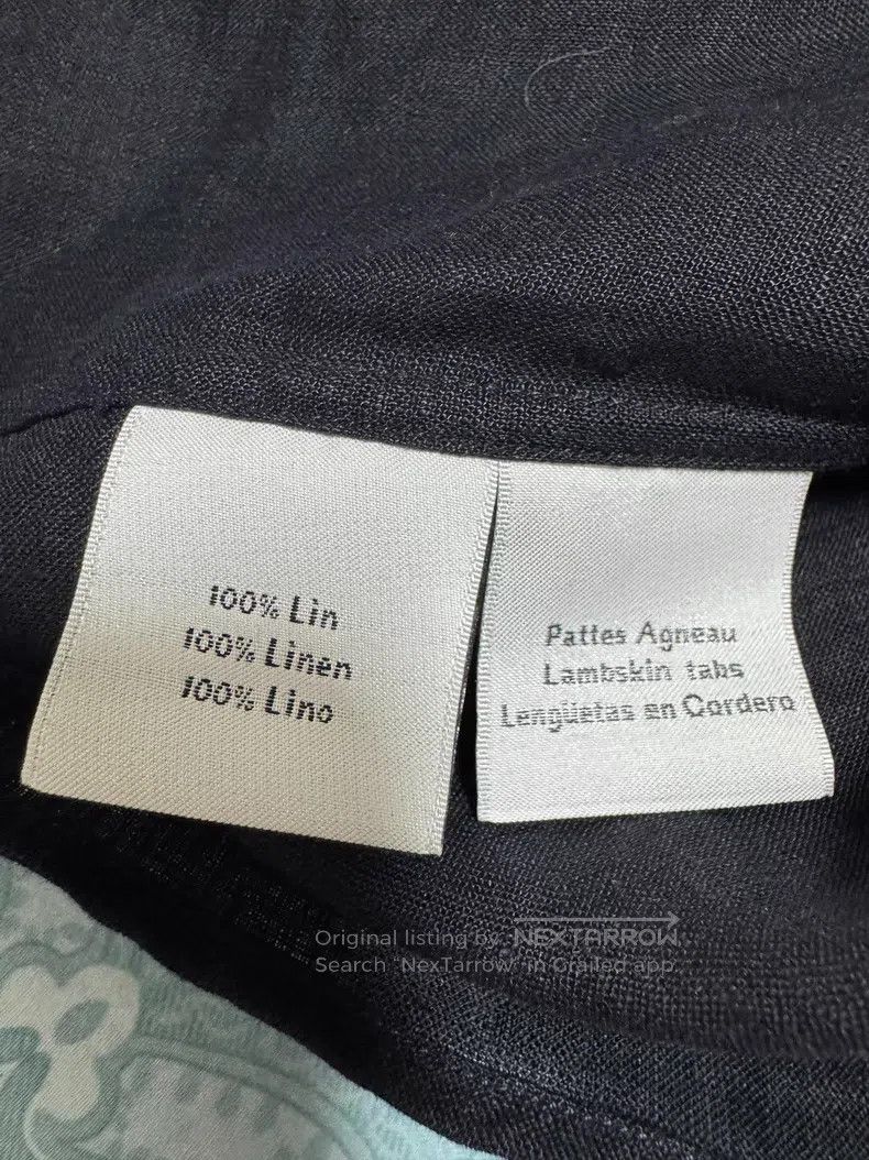Hermes Hermes size 41 Linen jacket shirt, 100% linen, with leather Size US M / EU 48-50 / 2 - 8 Thumbnail