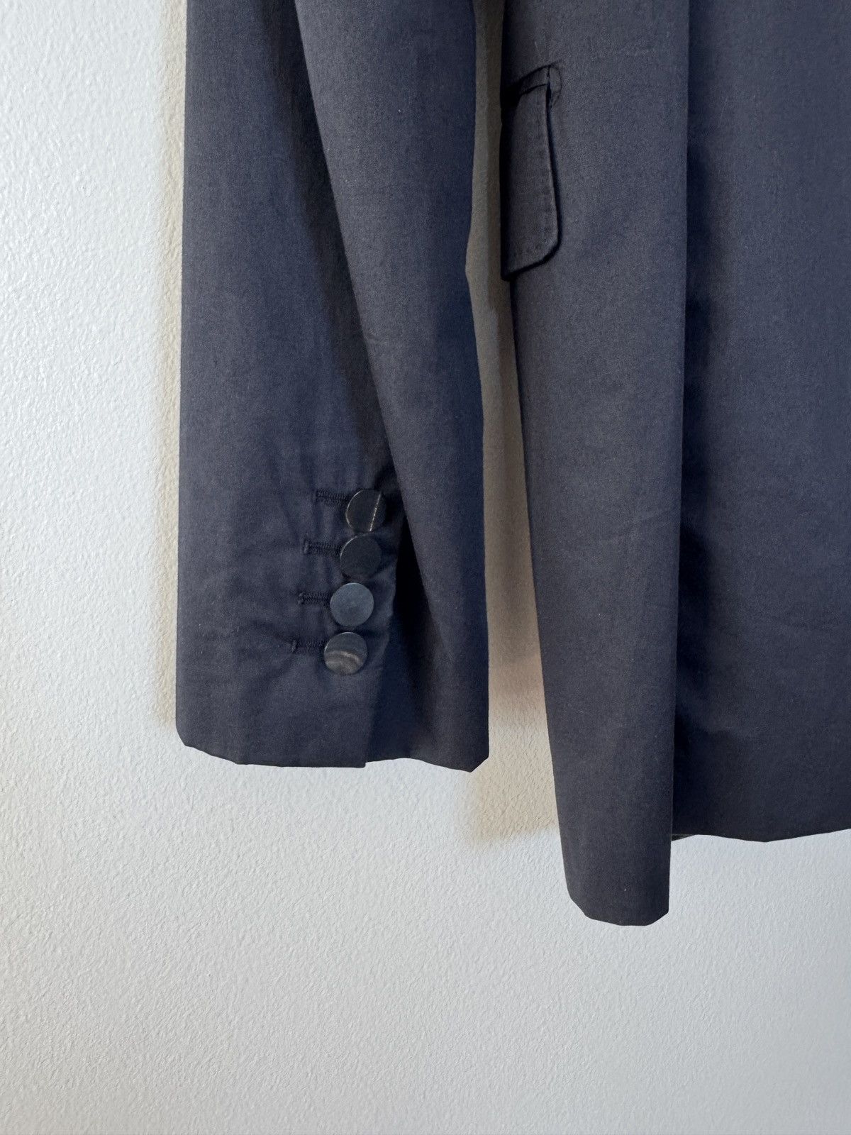 Lanvin Lanvin Blazer Jacket Raw Edge Navy Sz 52 Size 52R - 5 Thumbnail