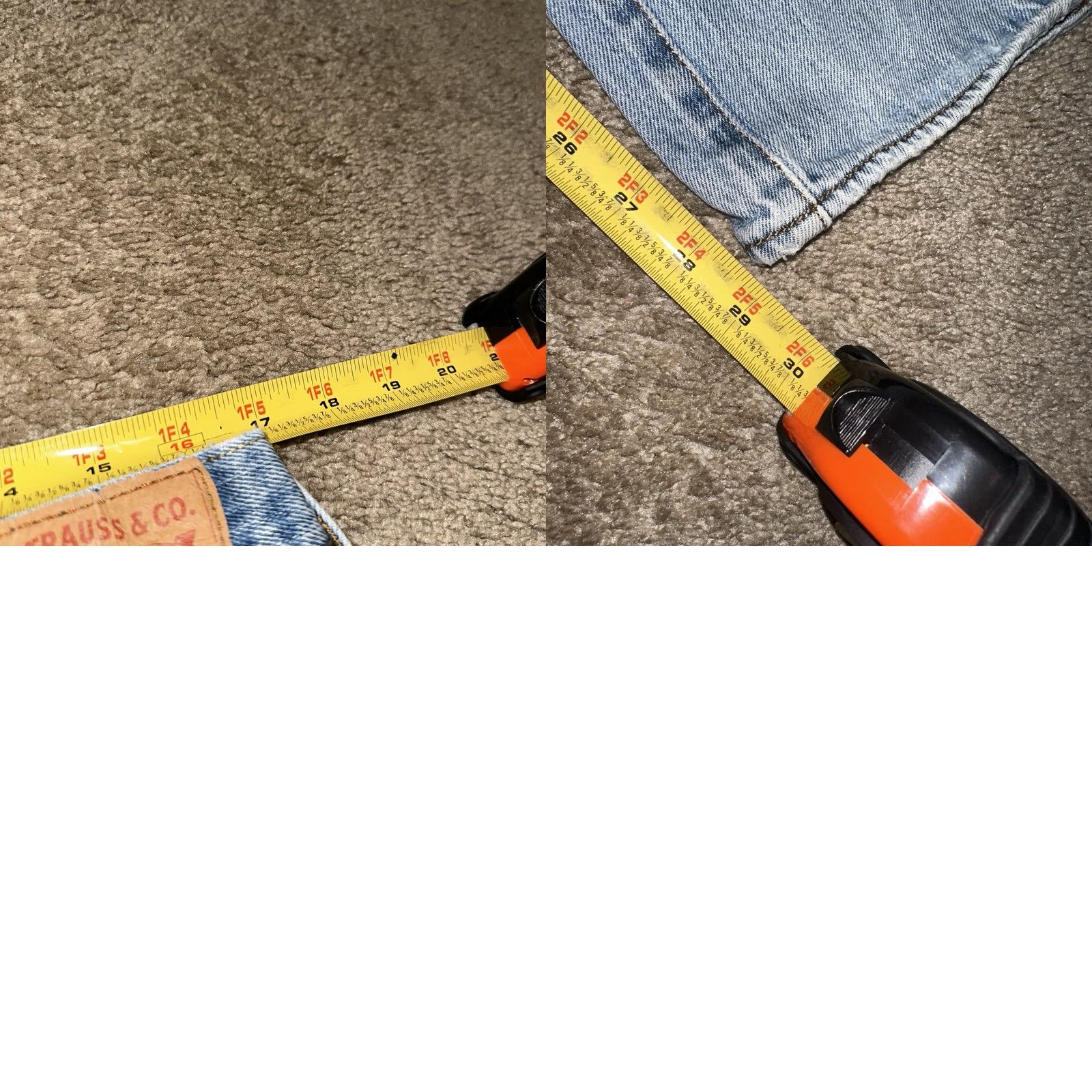 Levi's Levi's 501 Jeans 36x32 Denim Buttonfly Straight Leg Original Fit Blue 36 Regular Men Jeans 501 Straight Jeans Cowboy USA Denim Leather? Size US 36 / EU 52 - 8 Thumbnail