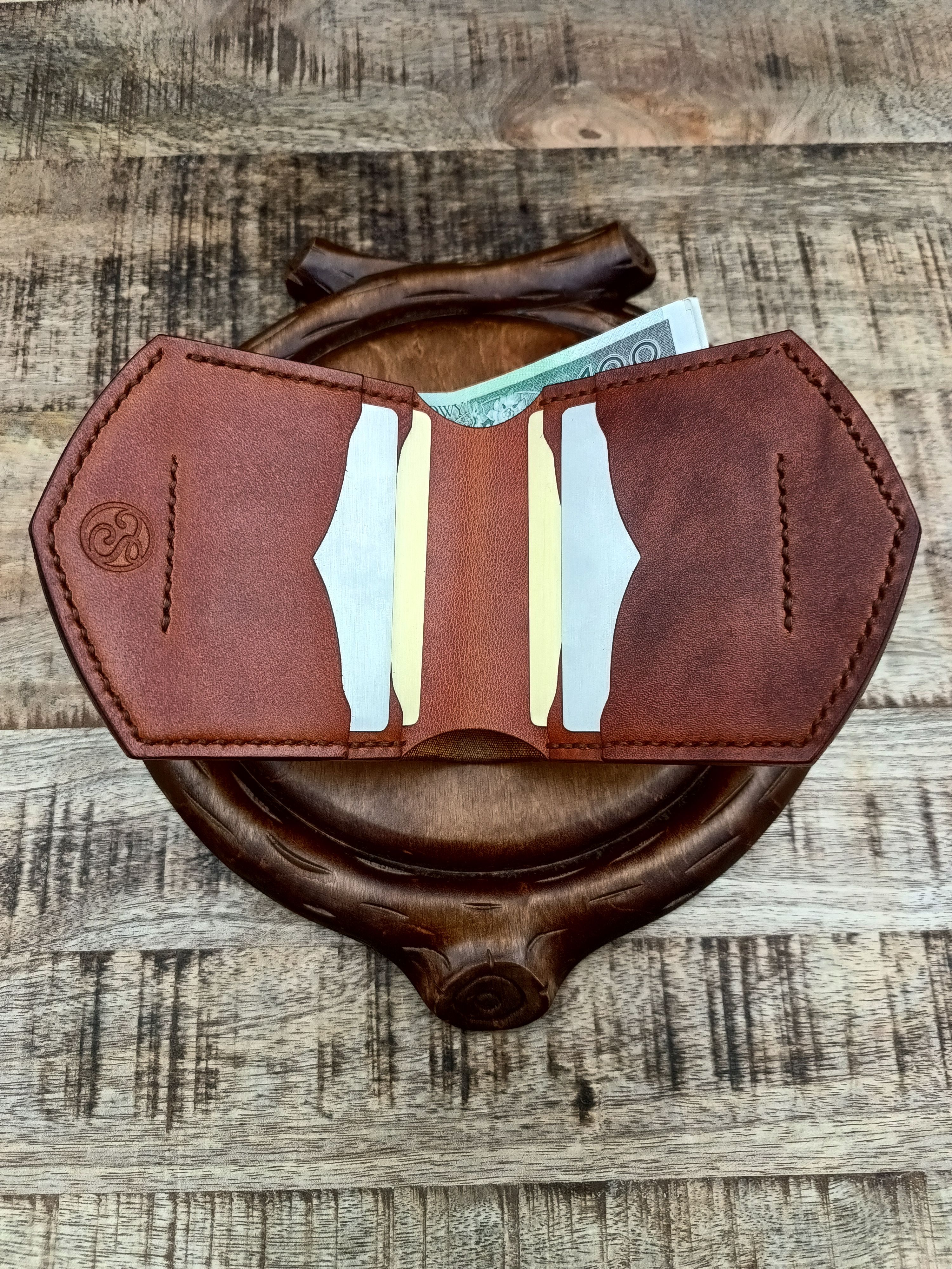 Other Handmade top grain leather wallet cardholder Size ONE SIZE - 1 Thumbnail