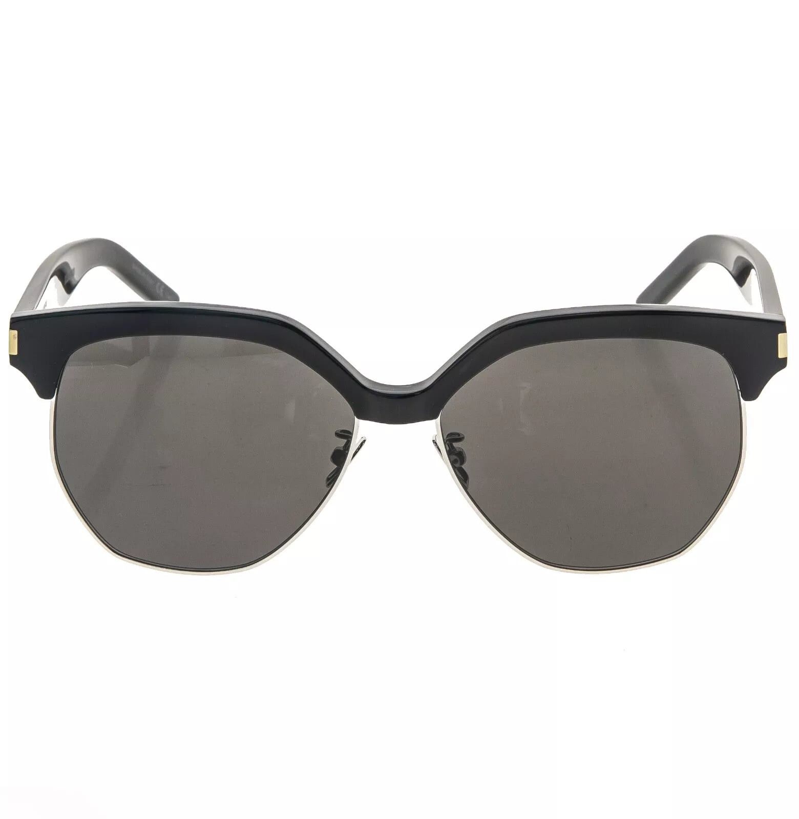 Yves Saint Laurent SAINT LAURENT 408 SL408 Black Silver Runway Sunglasses 002 Size ONE SIZE - 10 Thumbnail