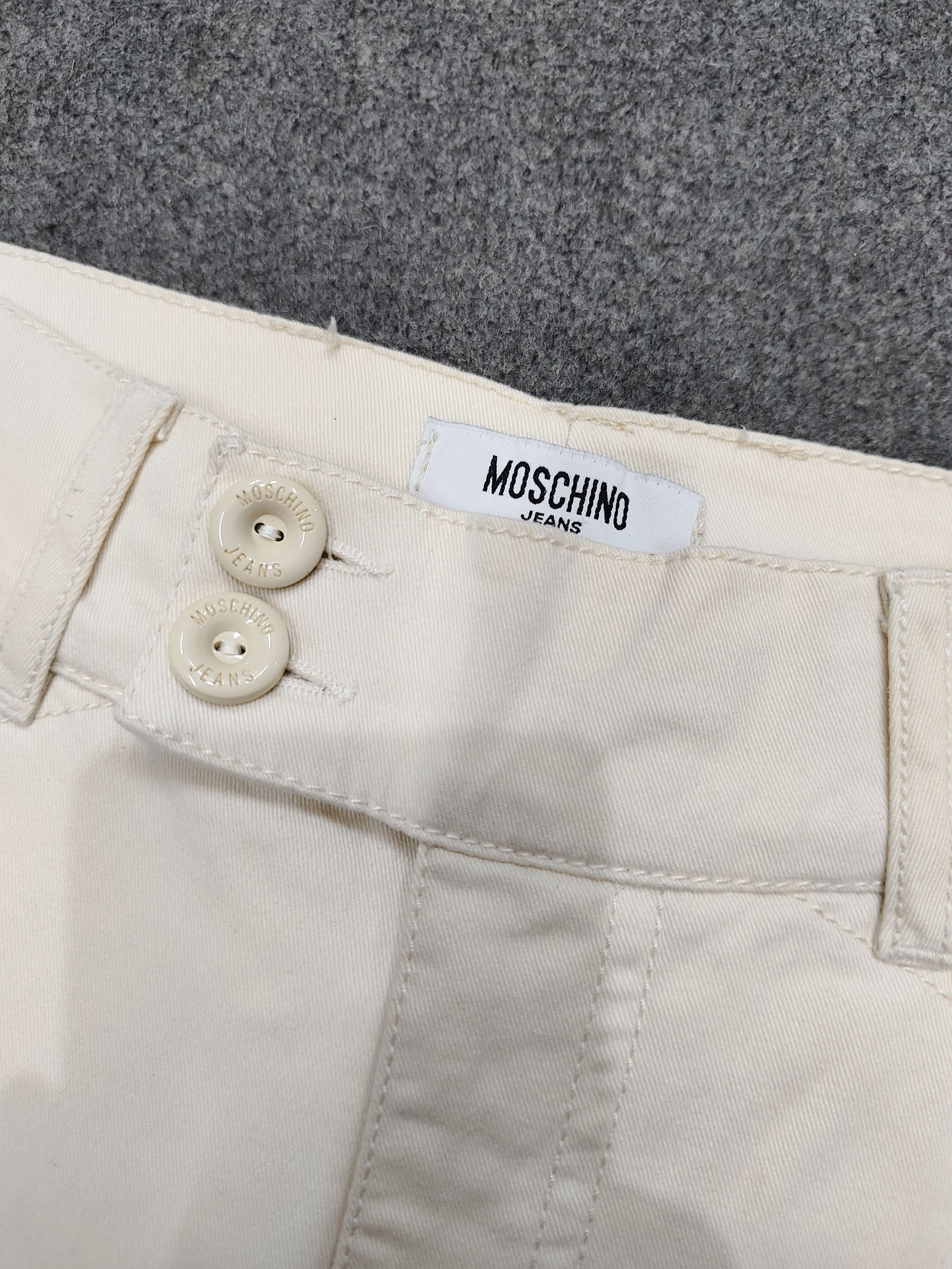 Moschino 2000s Moschino- Minimalist Military Multi Pocket Cargo Pants Size 28" / US 6 / IT 42 - 6 Thumbnail