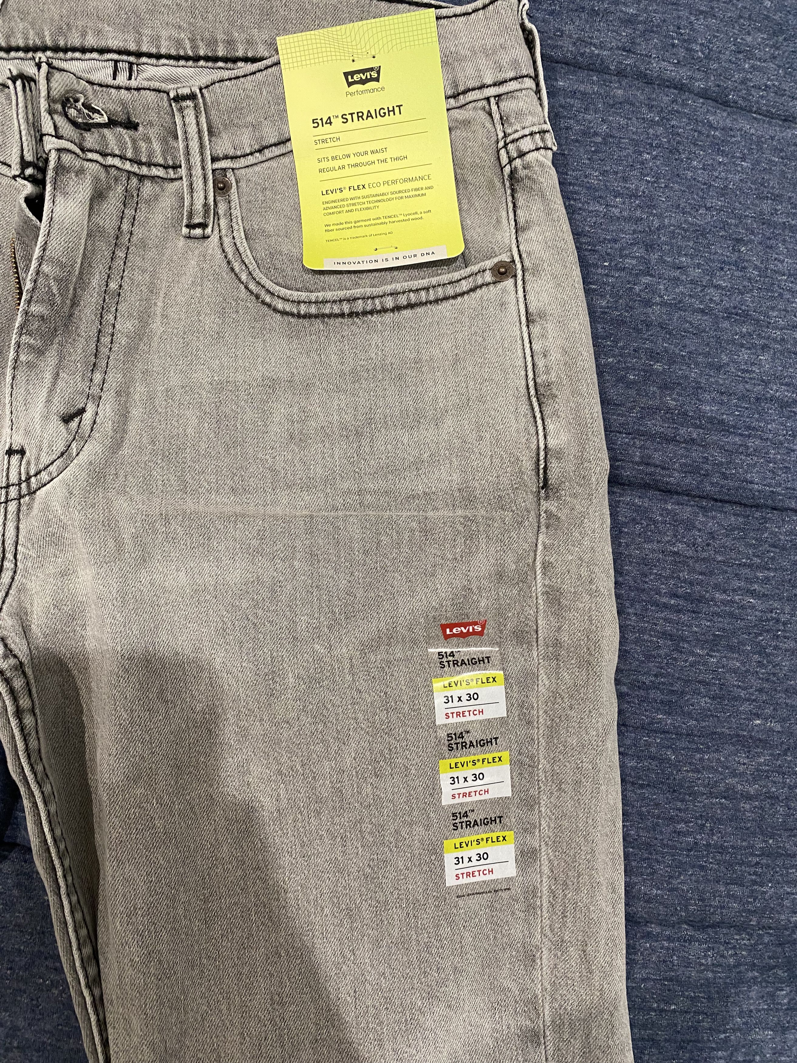 Levi's Levi's 514 Straight Jeans Size US 31 - 3 Thumbnail
