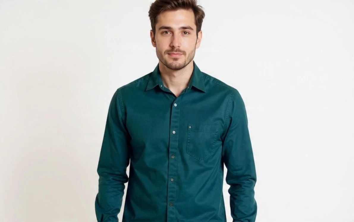 Croft & Barrow Croft & Barrow Men’s Blue Work Shirt Size S Long Sleeve Size US S / EU 44-46 / 1 - 1 Thumbnail