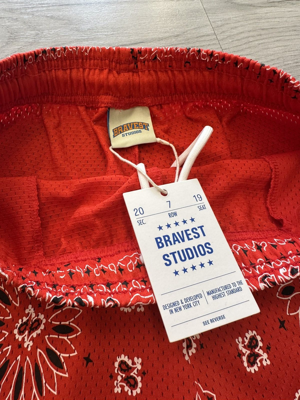 Bravest Studios Bravest Studios Shorts Paisley Red Size US 32 / EU 48 - 4 Thumbnail