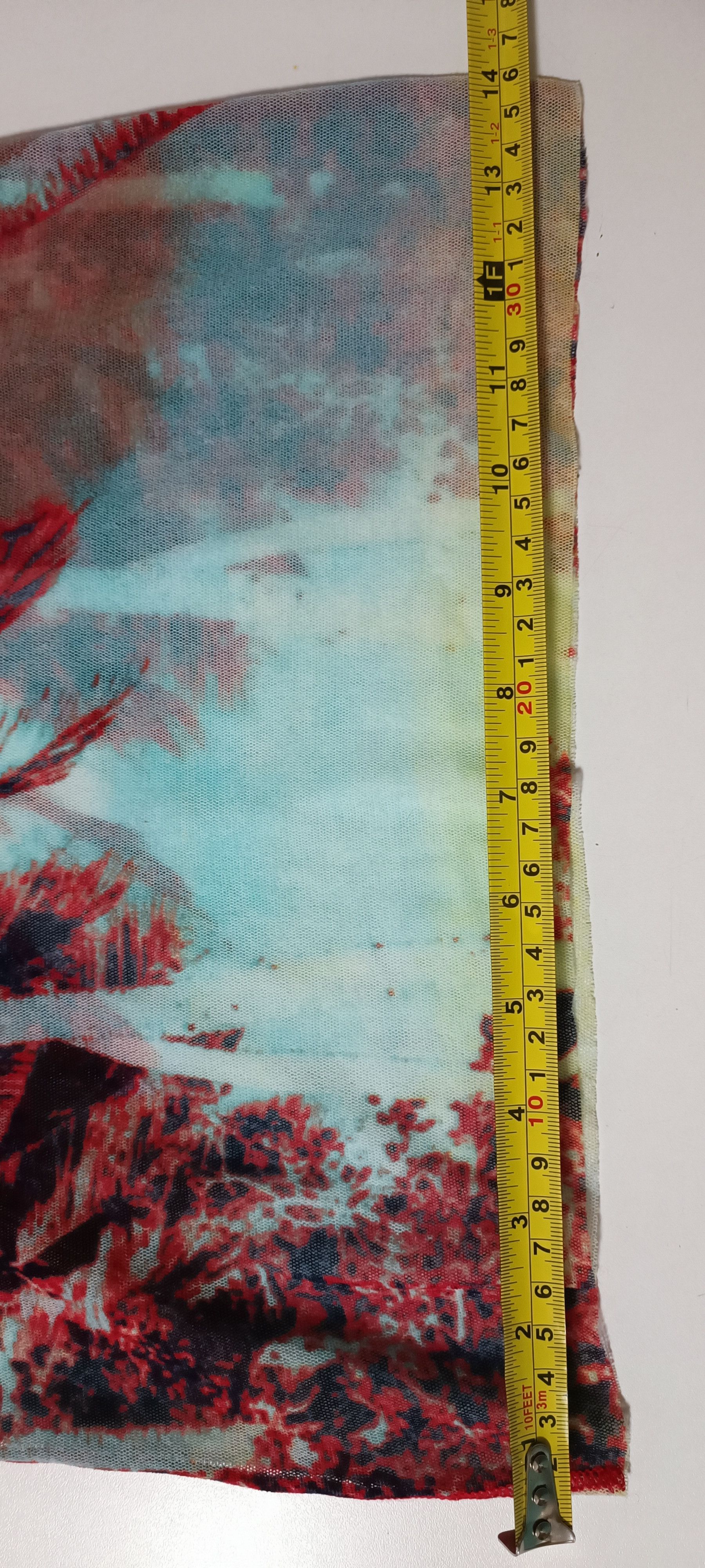 Jean Paul Gaultier Palm trees nylon mesh t-shirt Size US XS / EU 42 / 0 - 15 Thumbnail