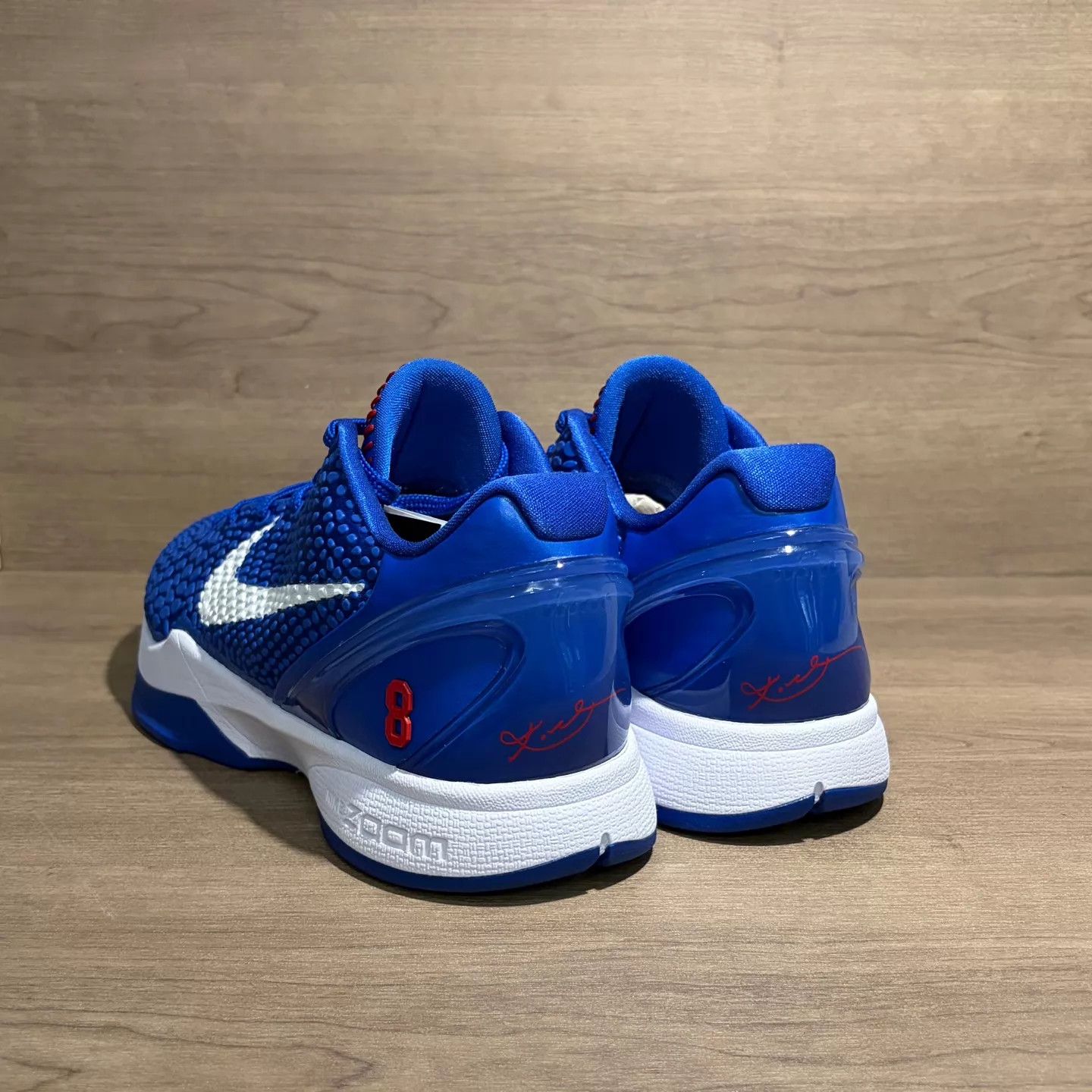 Nike Nike Kobe 6 zk6 Dodge White Blue 46 Size US 12 / EU 45 - 4 Thumbnail