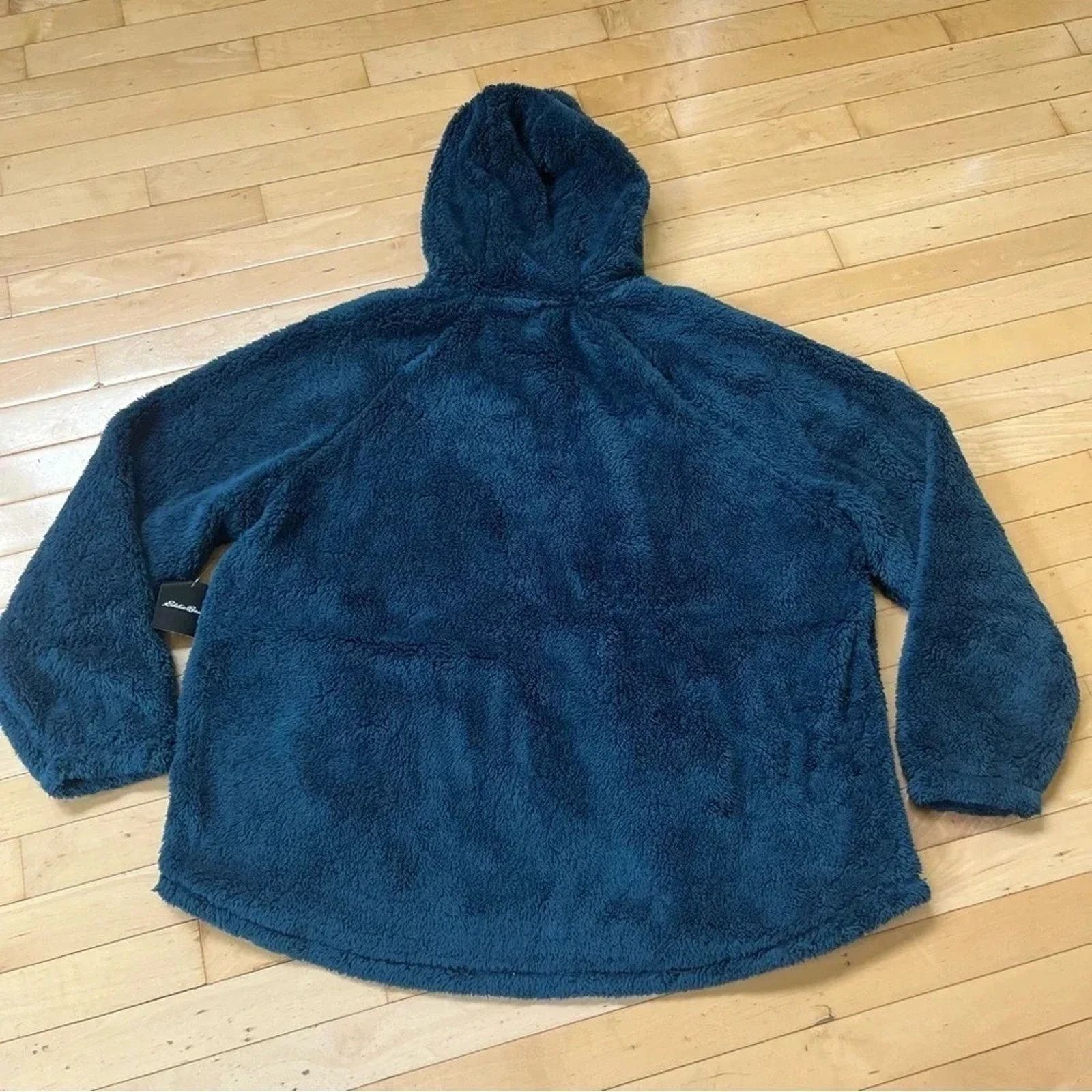 Eddie Bauer Eddie Bauer NWT XXL Quest Plush Fleece 1/2 zip Peacock Blue Size XXL / US 16-18 / IT 52-54 - 7 Thumbnail