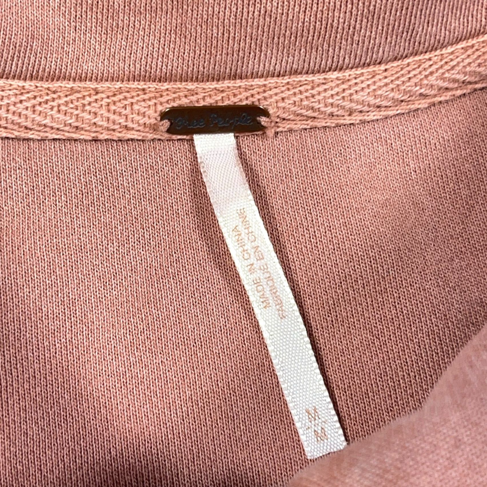 Free People Free People Shacket Women M Pink Ruby Oversized Fleece Jacket Button-Down Collared Bohemian Vintage: No Size M / US 6-8 / IT 42-44 - 3 Thumbnail