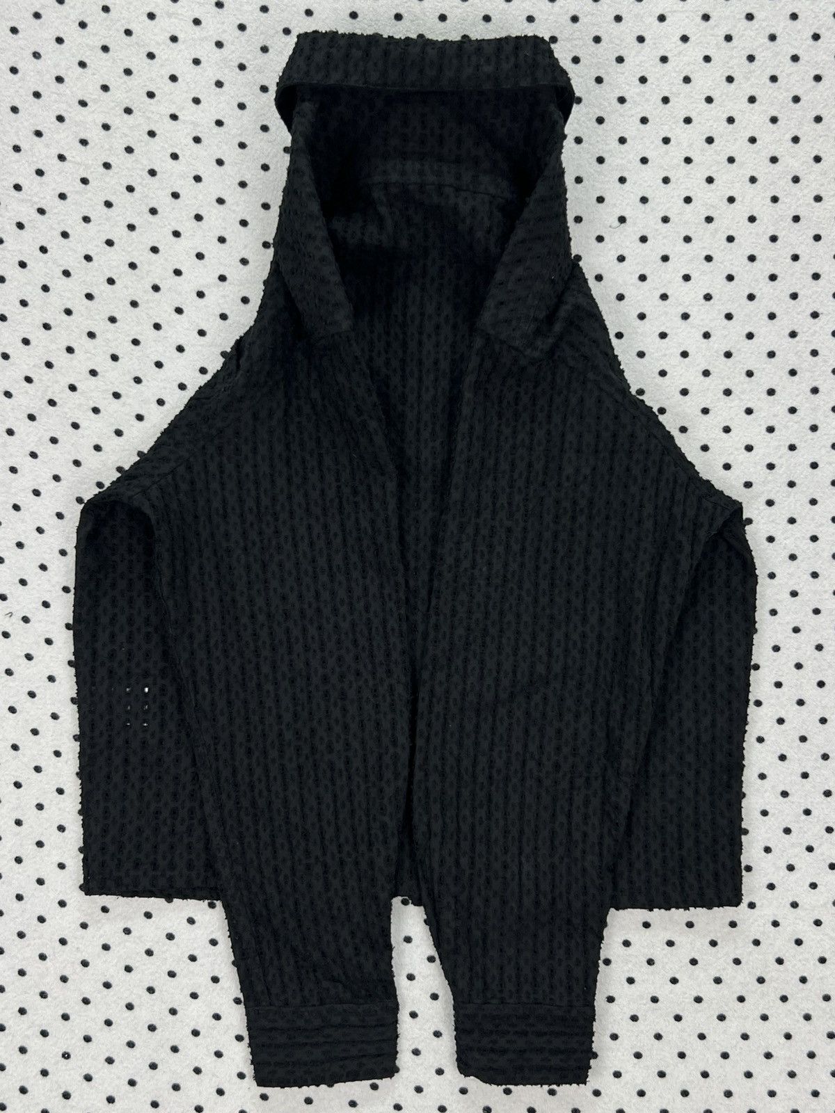 Japanese Brand Workman Colors Textured Perforated Zip Jacket Size US S / EU 44-46 / 1 - 6 Thumbnail