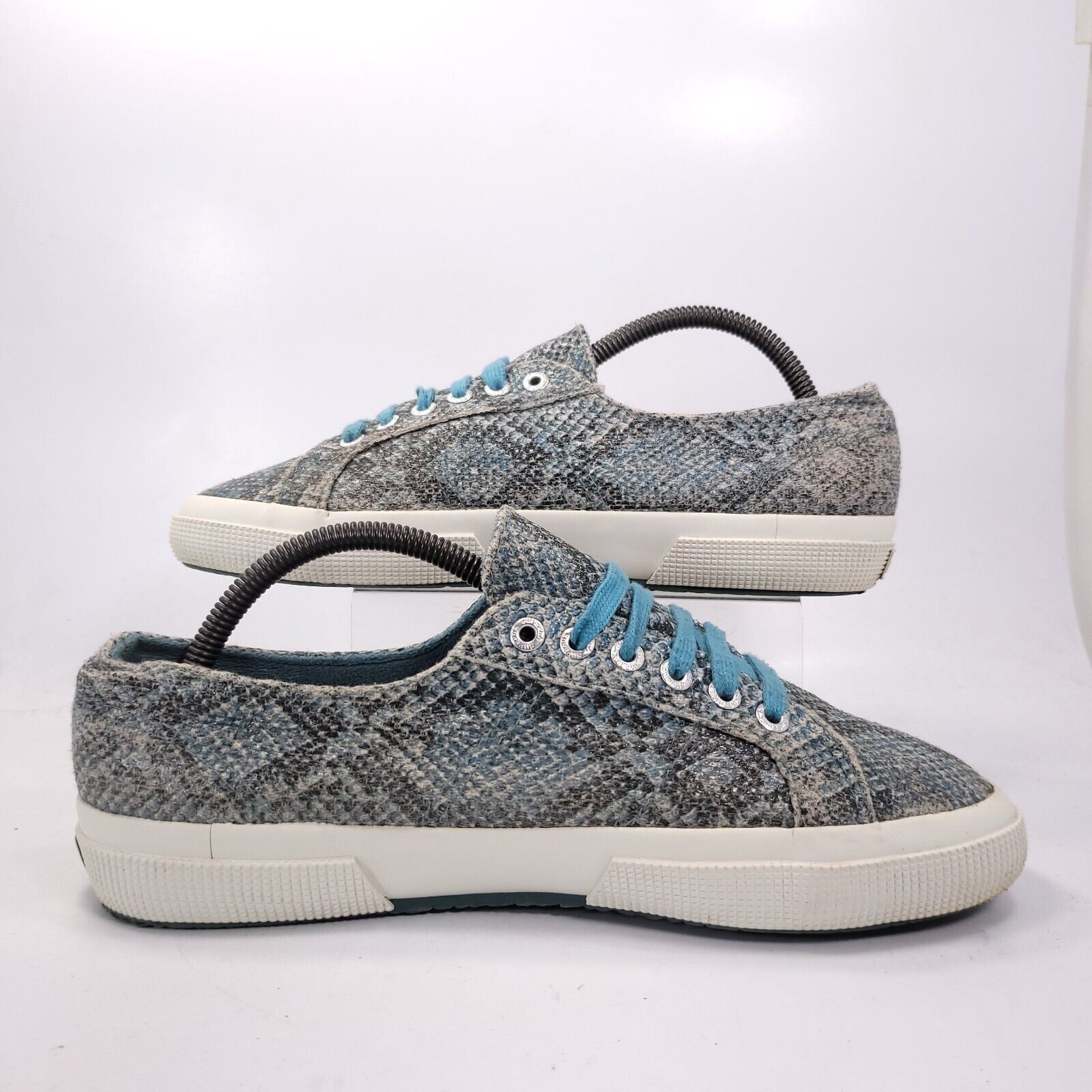 Superga Superga Sneaker Shoes Womens Size 10.5 41 Gray Snake Skin Size US 10.5 / IT 40.5 - 6 Thumbnail