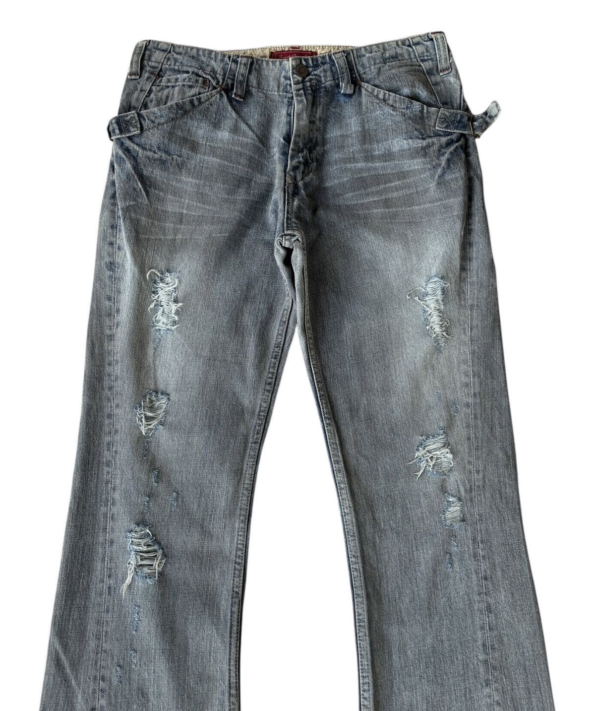 Kapital FLARE JEANS SWEET CAMEL MUD WASH BOOTCUT DENIM JEANS Size US 30 / EU 46 - 5 Thumbnail