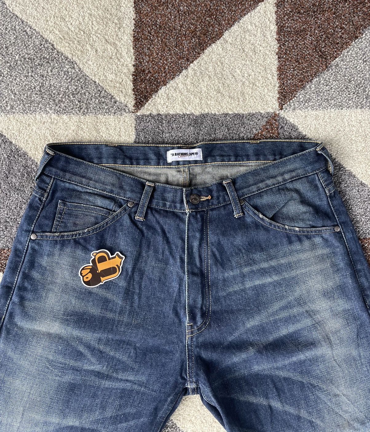 Bape Bape Ape Head Logo Denim short Size US 34 / EU 50 - 7 Thumbnail