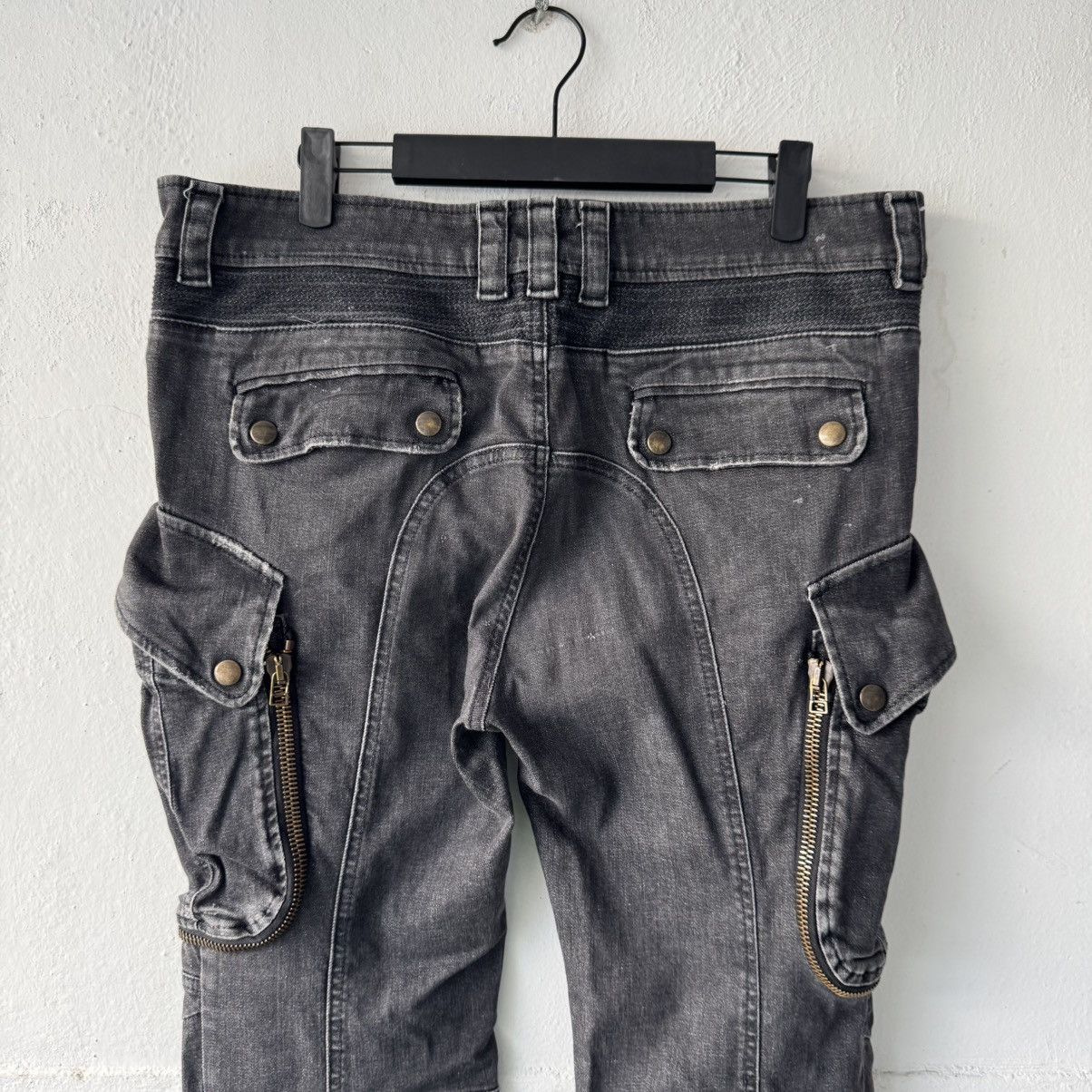 Faith Connexion Cargo zipper biker stone wash jeans Size US 34 / EU 50 - 7 Thumbnail