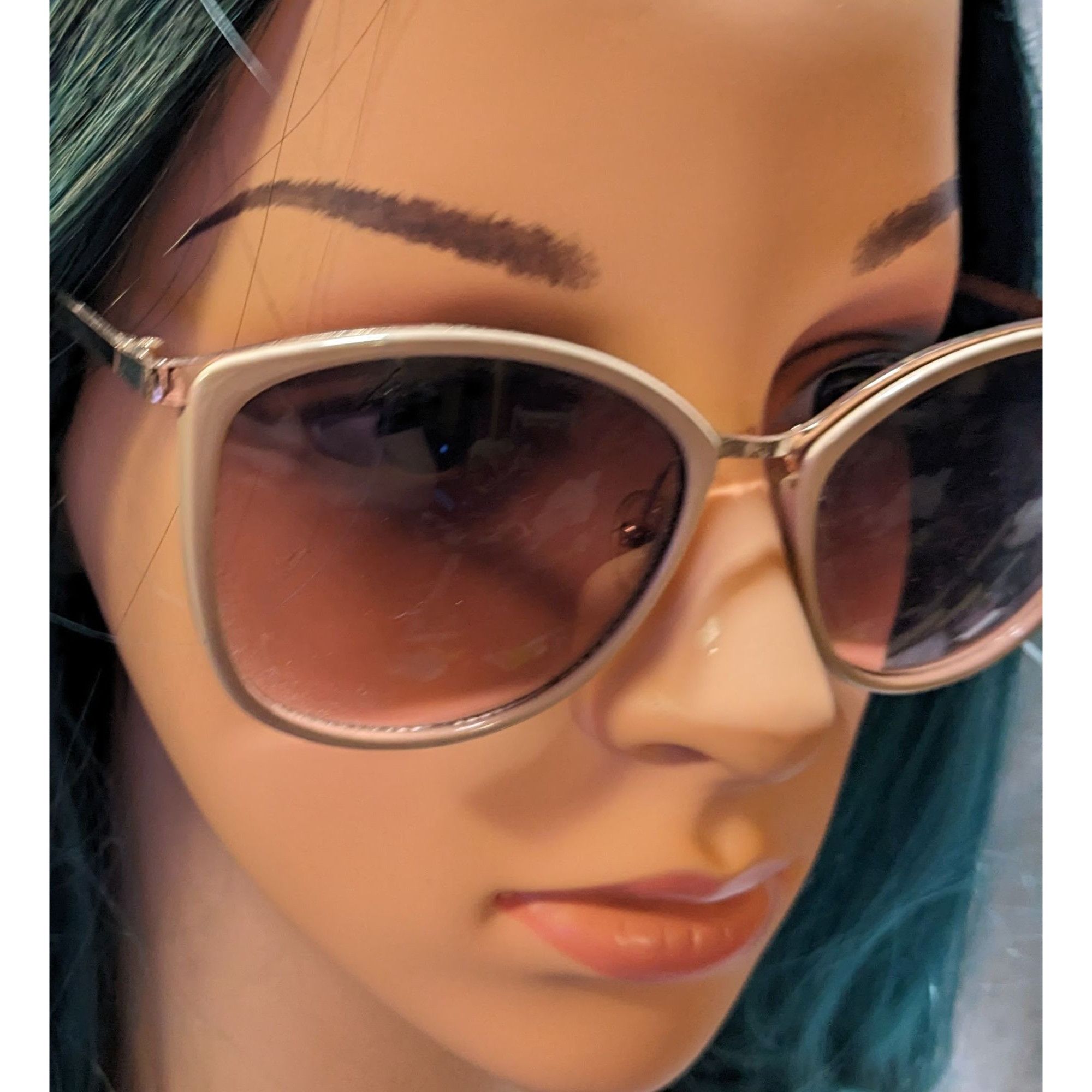 Other NYS Collection Morgan Avenue Beige And Rose Gold Sunglasses Size ONE SIZE - 6 Thumbnail