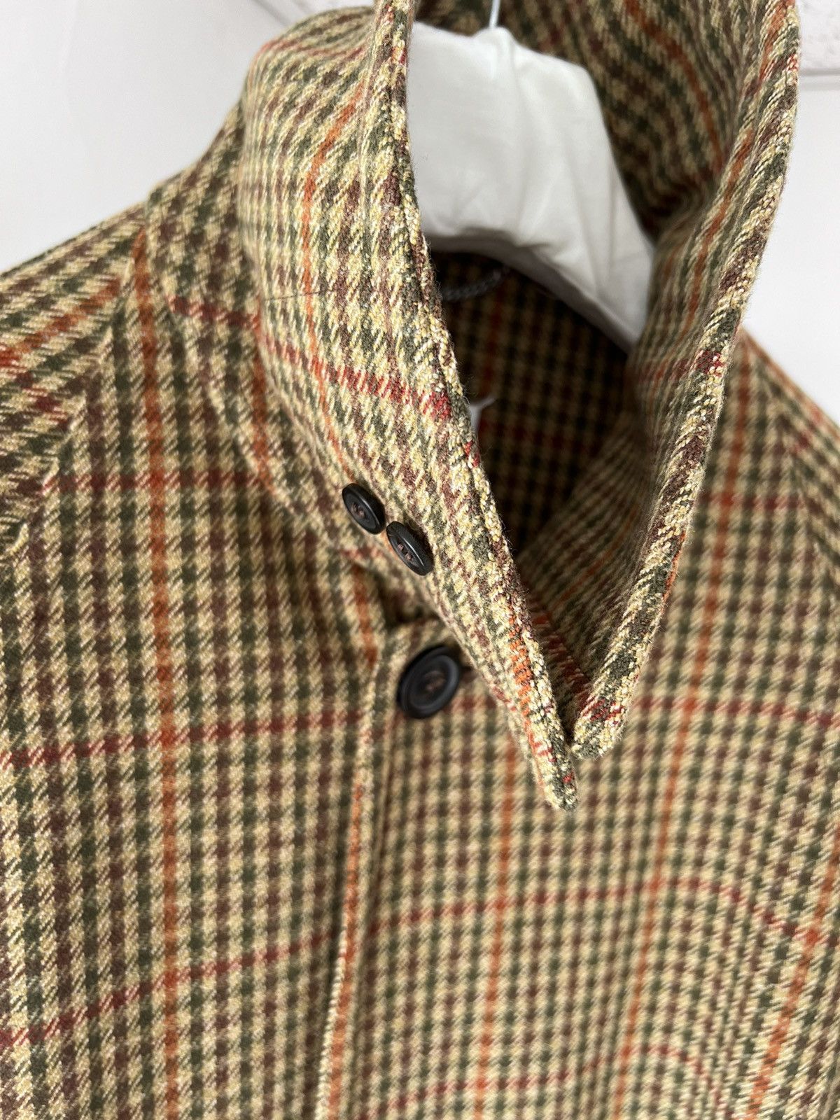 Maison Margiela $4.5k+ FW22 Lines 1 & 10 checked greatcoat, IT50 (oversized) Size US M / EU 48-50 / 2 - 16 Thumbnail
