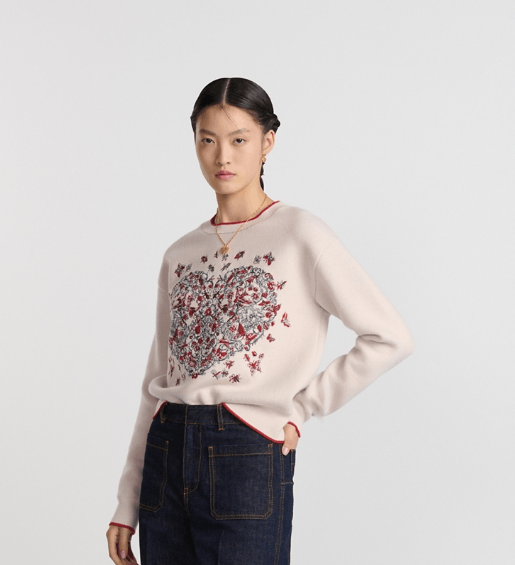 Dior o1w1db10326 514S55 Embroidered Sweater in Multicolor Size XS / US 0-2 / IT 36-38 - 4 Thumbnail