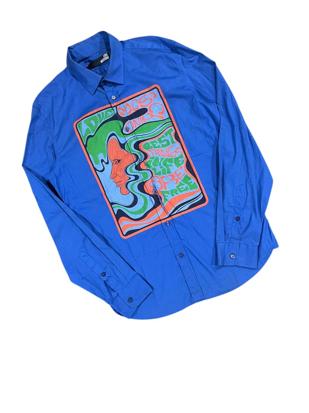 Moschino Love Moschino Woodstock Inspire Shirts Size US L / EU 52-54 / 3 - 9 Thumbnail