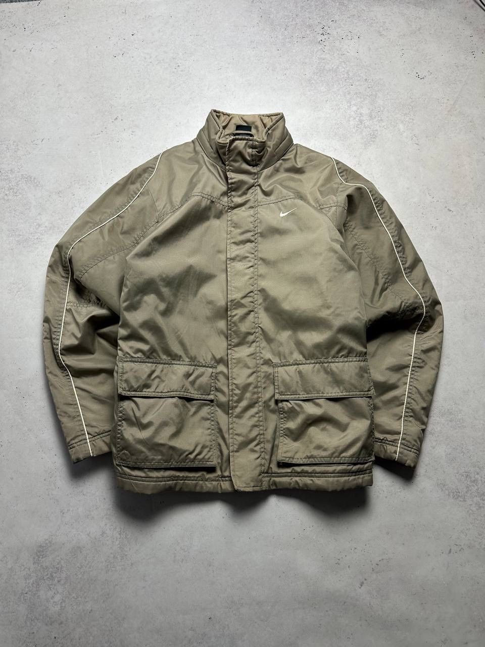 Nike × Vintage Vintage Nike Swoosh Winter Puffer Jacket Y2K L Size US L / EU 52-54 / 3 - 1 Thumbnail